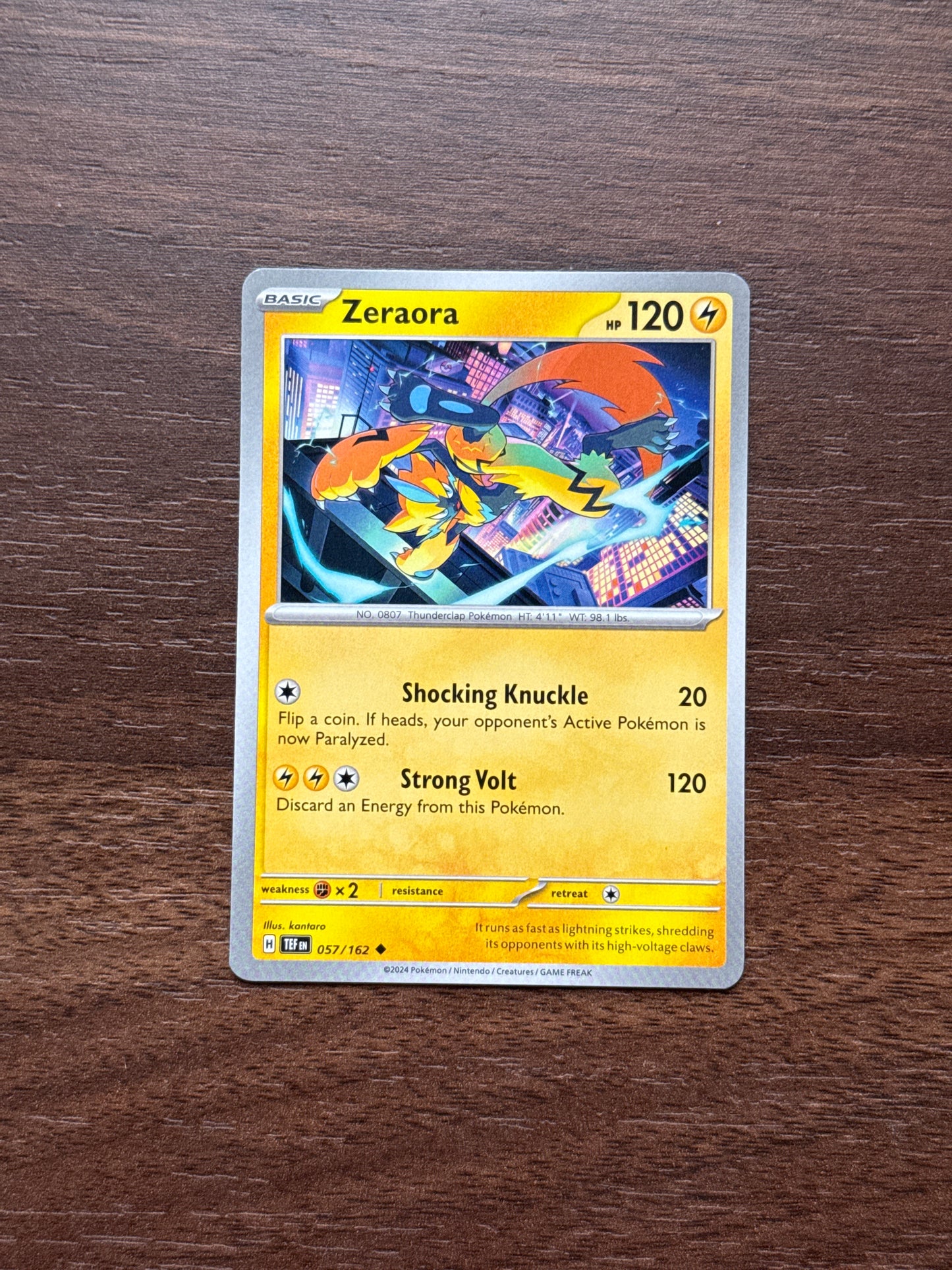 057/162 | Zeraora Common | Temporal Forces