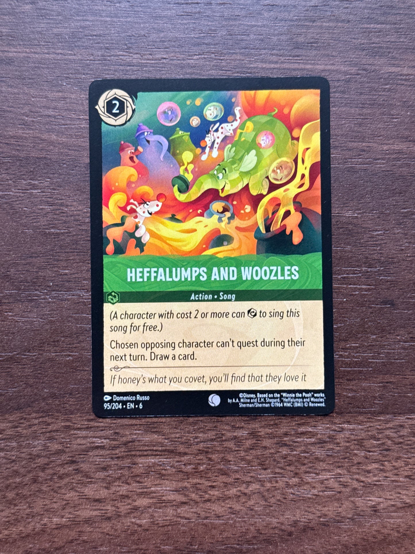 095/204 | Heffalumps And Woozles Common Card | Azurite Sea