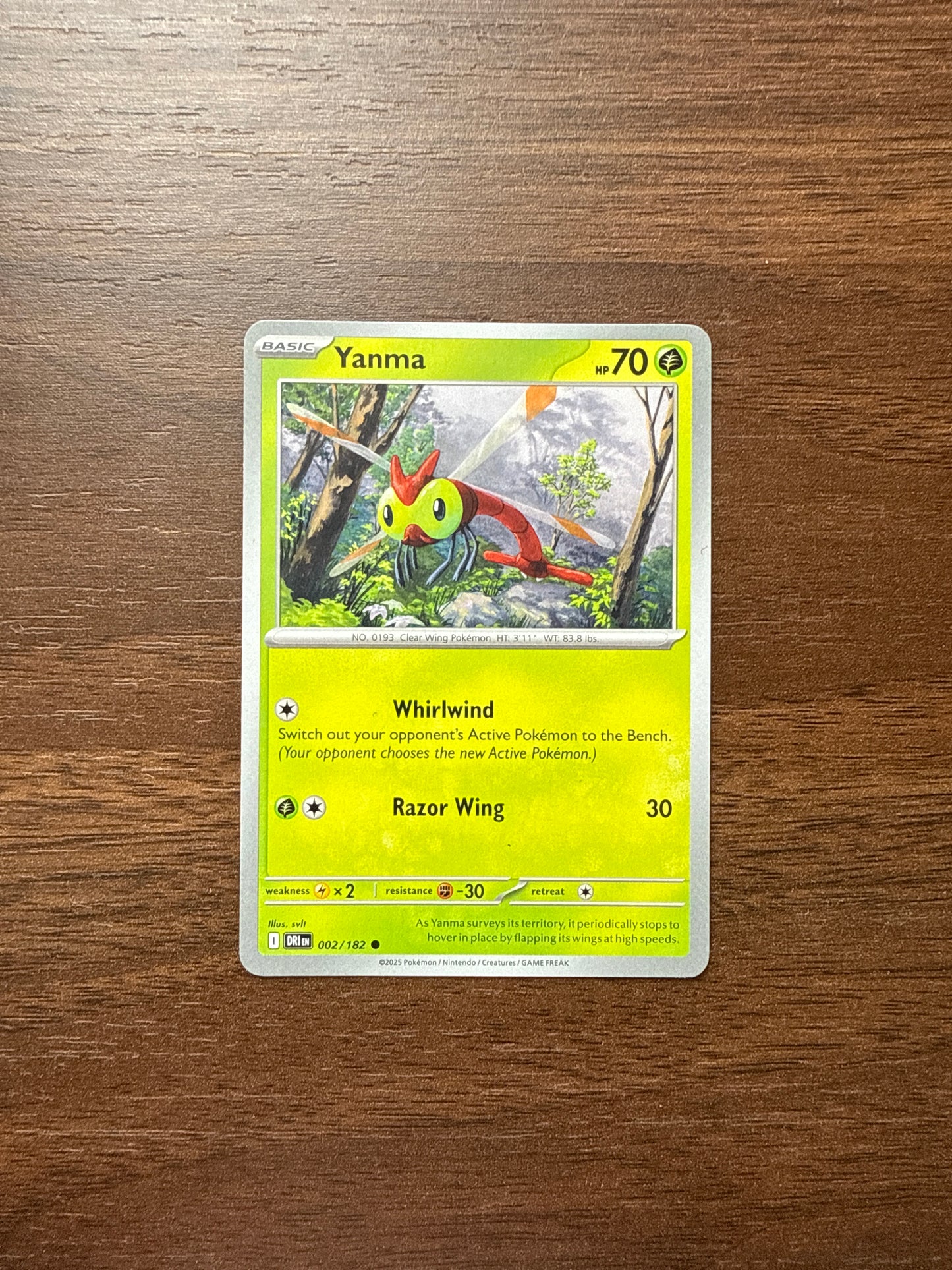 002/182 | Yanma Common | Destined Rivals