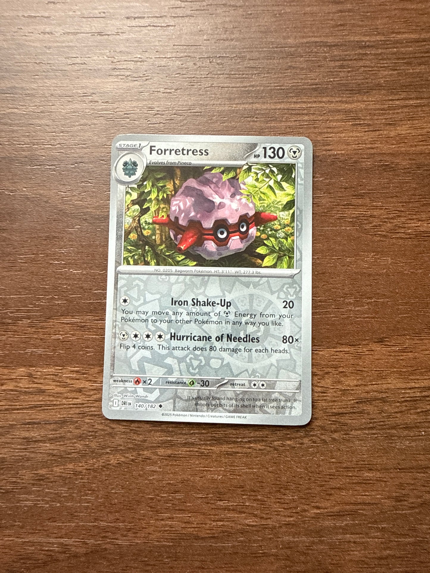 140/182 | Forretress Rev Holo | Destined Rivals