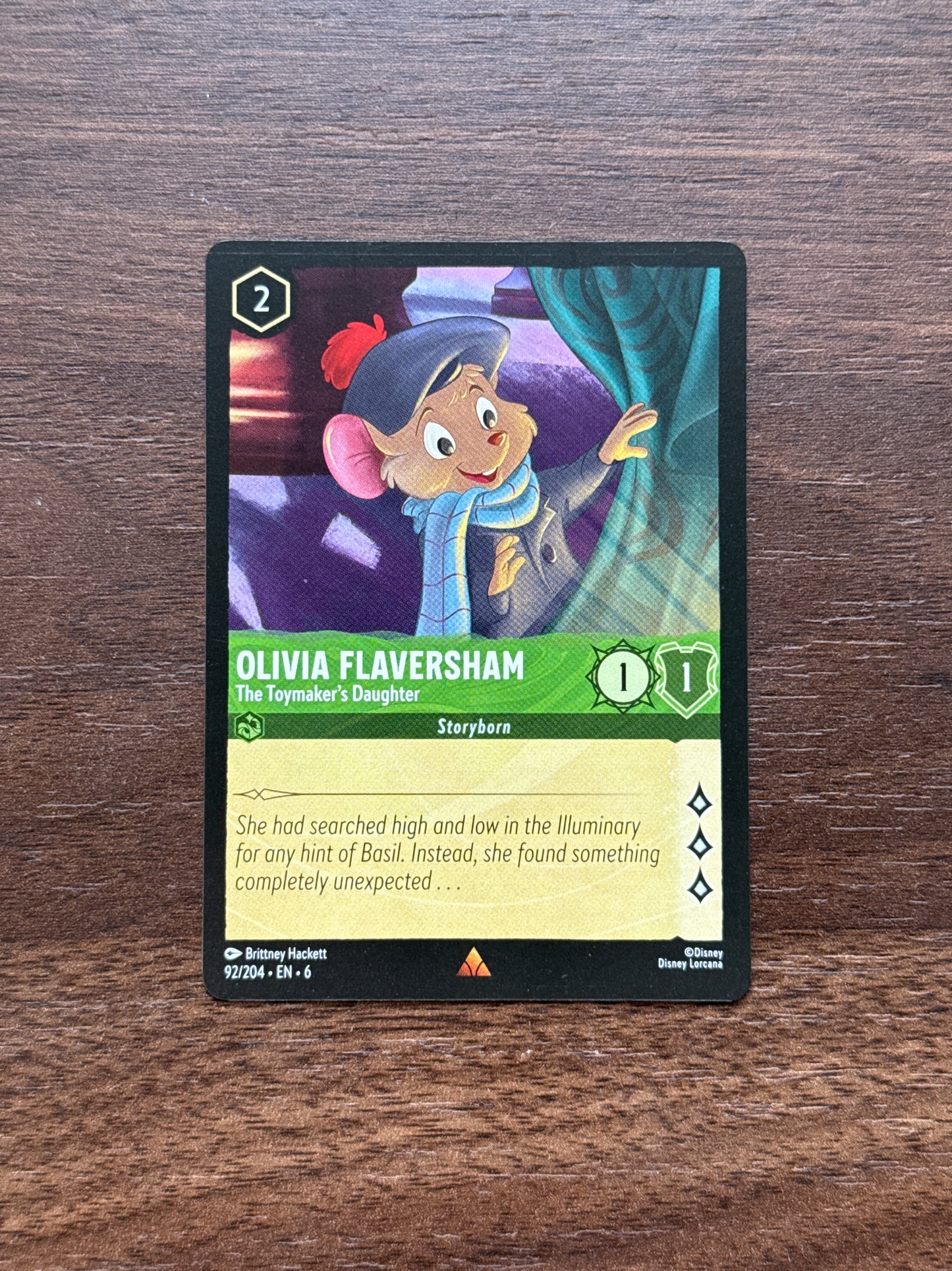 092/204 | Olivia Flaversham Rare Card | Azurite Sea