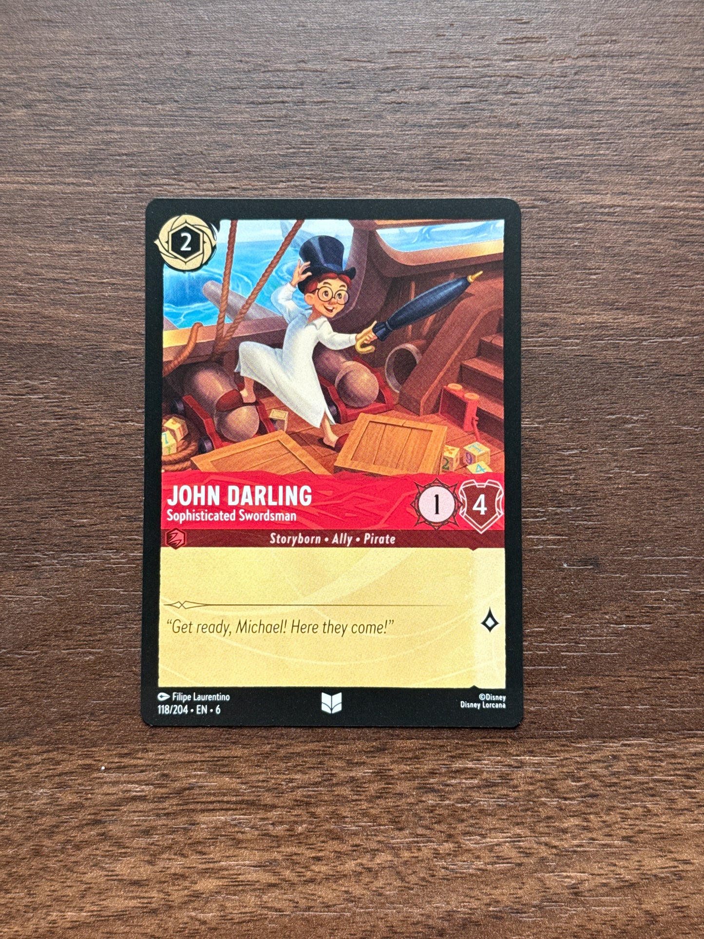 118/204 | John Darling Uncommon Card | Azurite Sea