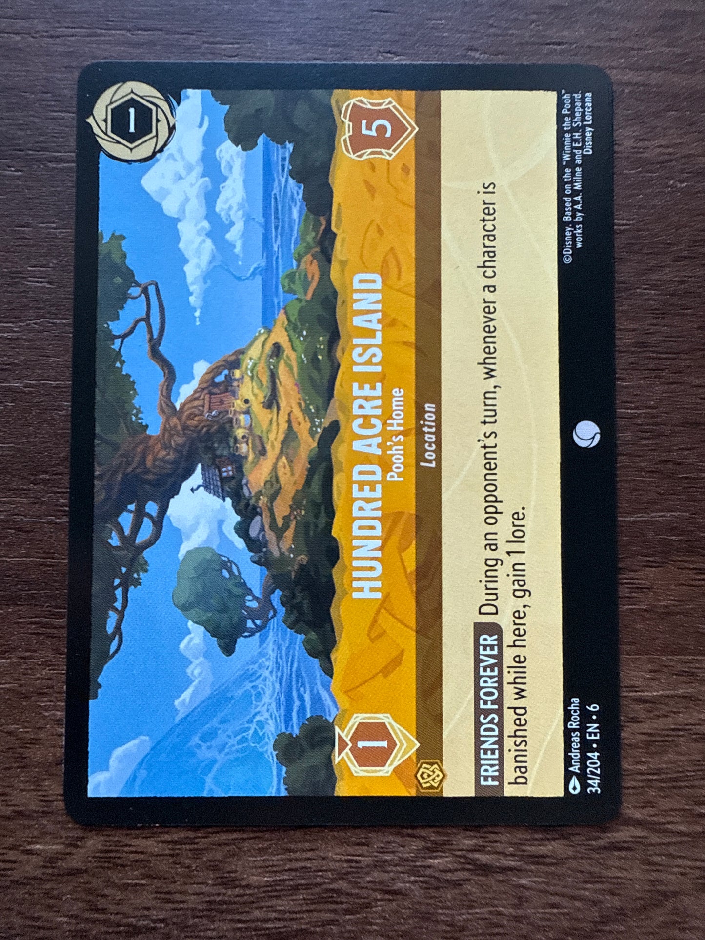 Hundred Acre Island Common Card | Azurite Sea | 034/204