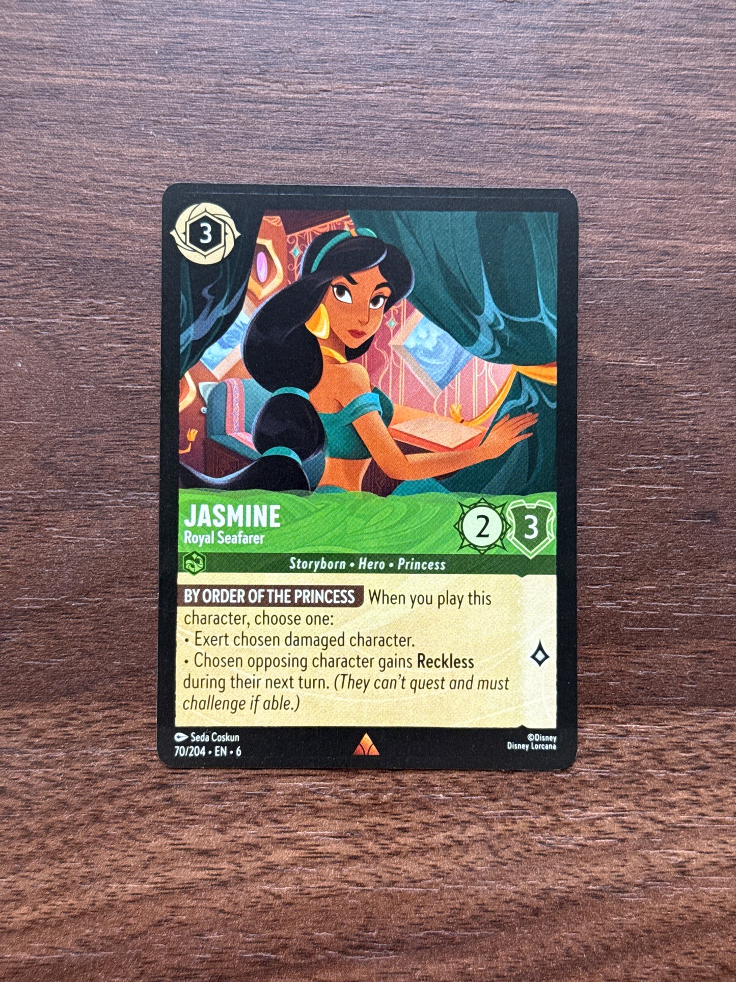 070/204 | Jasmine Royal Seafarer Rare Card | Azurite Sea