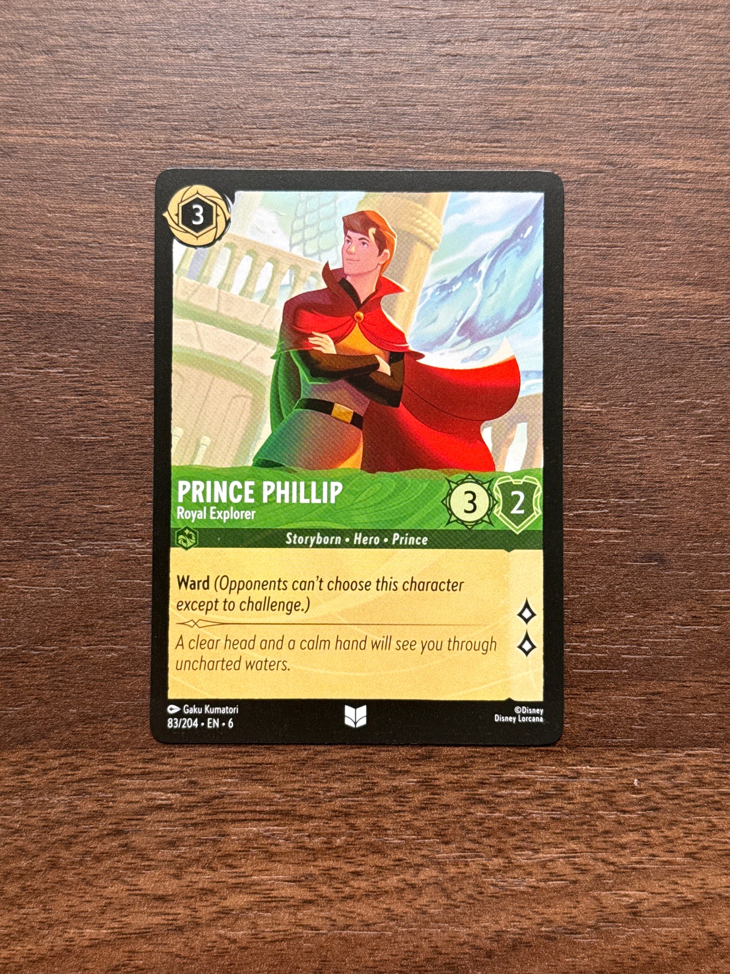 083/204 | Prince Phillip Uncommon Card | Azurite Sea