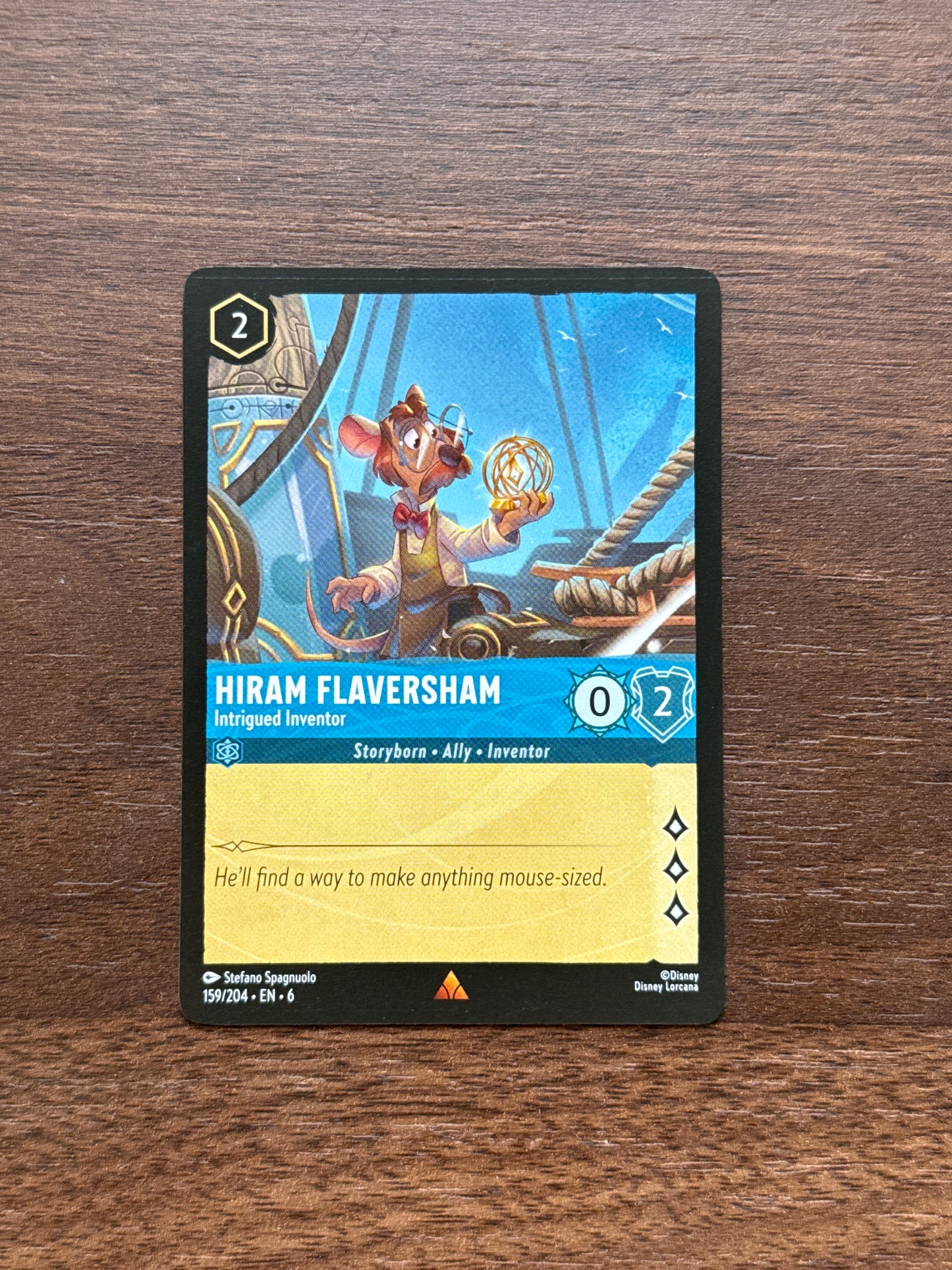 159/204 | Hiram Flaversham Rare Card | Azurite Sea