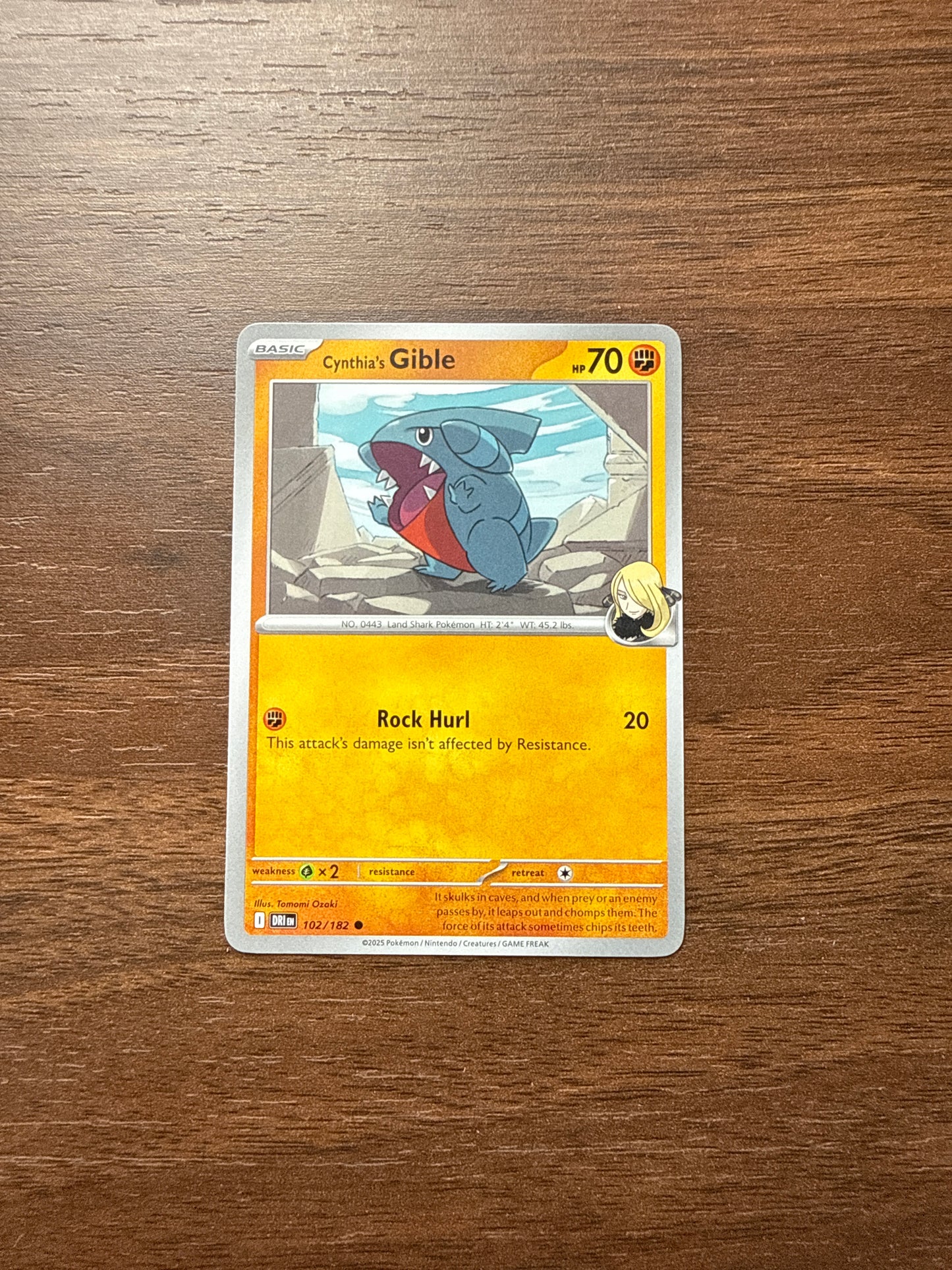 102/182 | Cynthia’s Gible Common | Destined Rivals