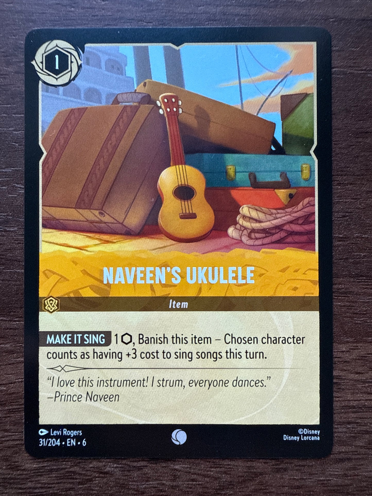 Naveen's Ukelele Common Card | Azurite Sea | 031/204