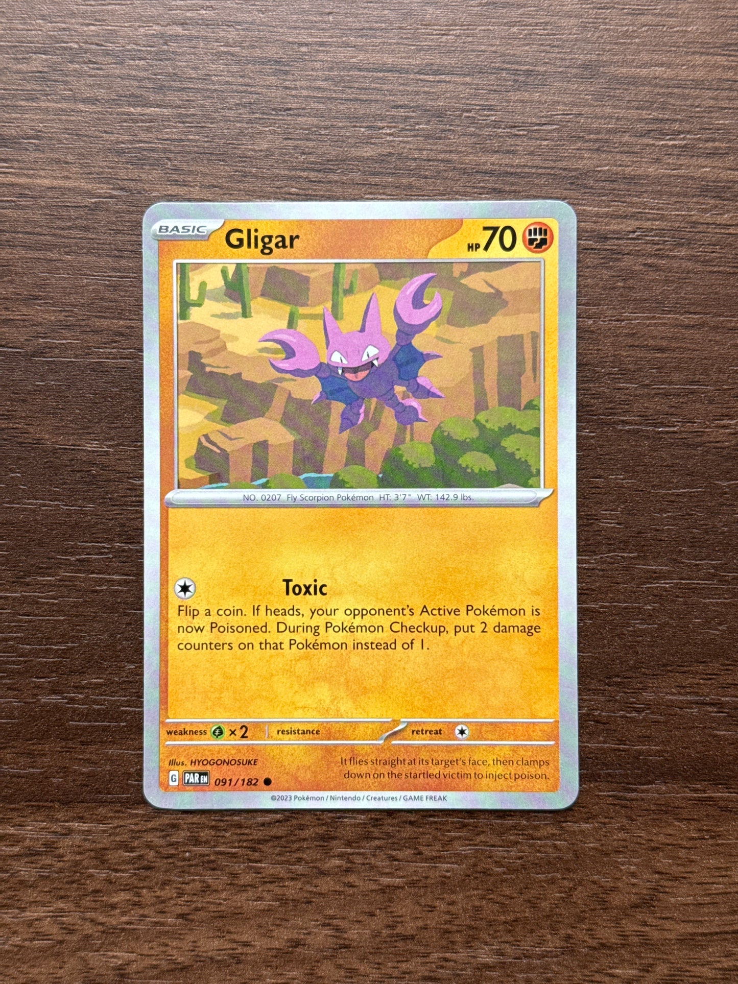 091/182 | Gligar Common | Paradox Rift