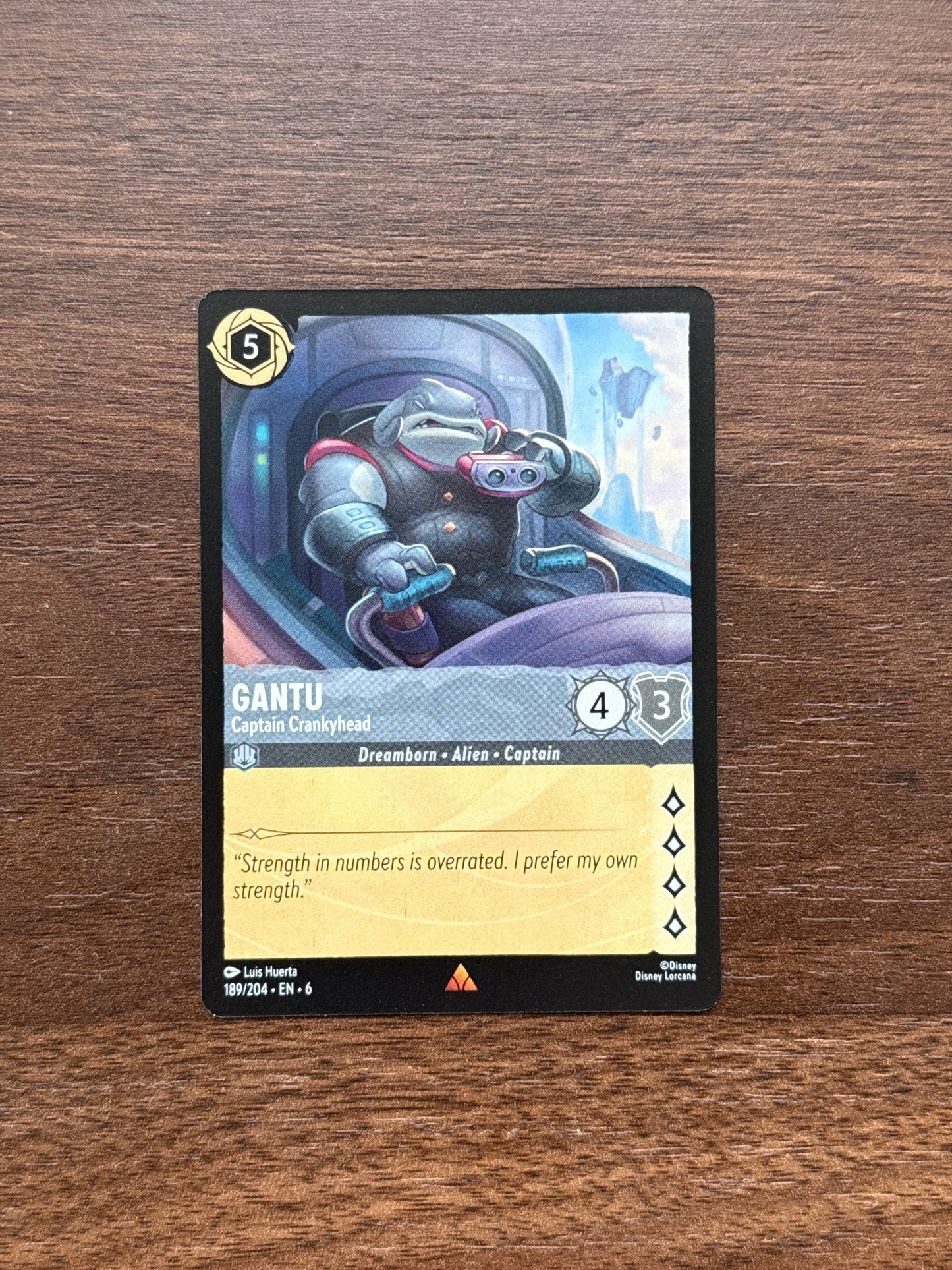 189/204 | Gantu Rare Card | Azurite Sea