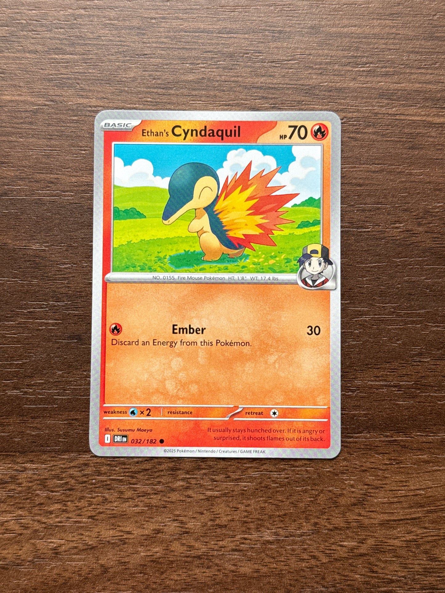 032/182 | Ethan’s Cyndaquil Common | Destined Rivals
