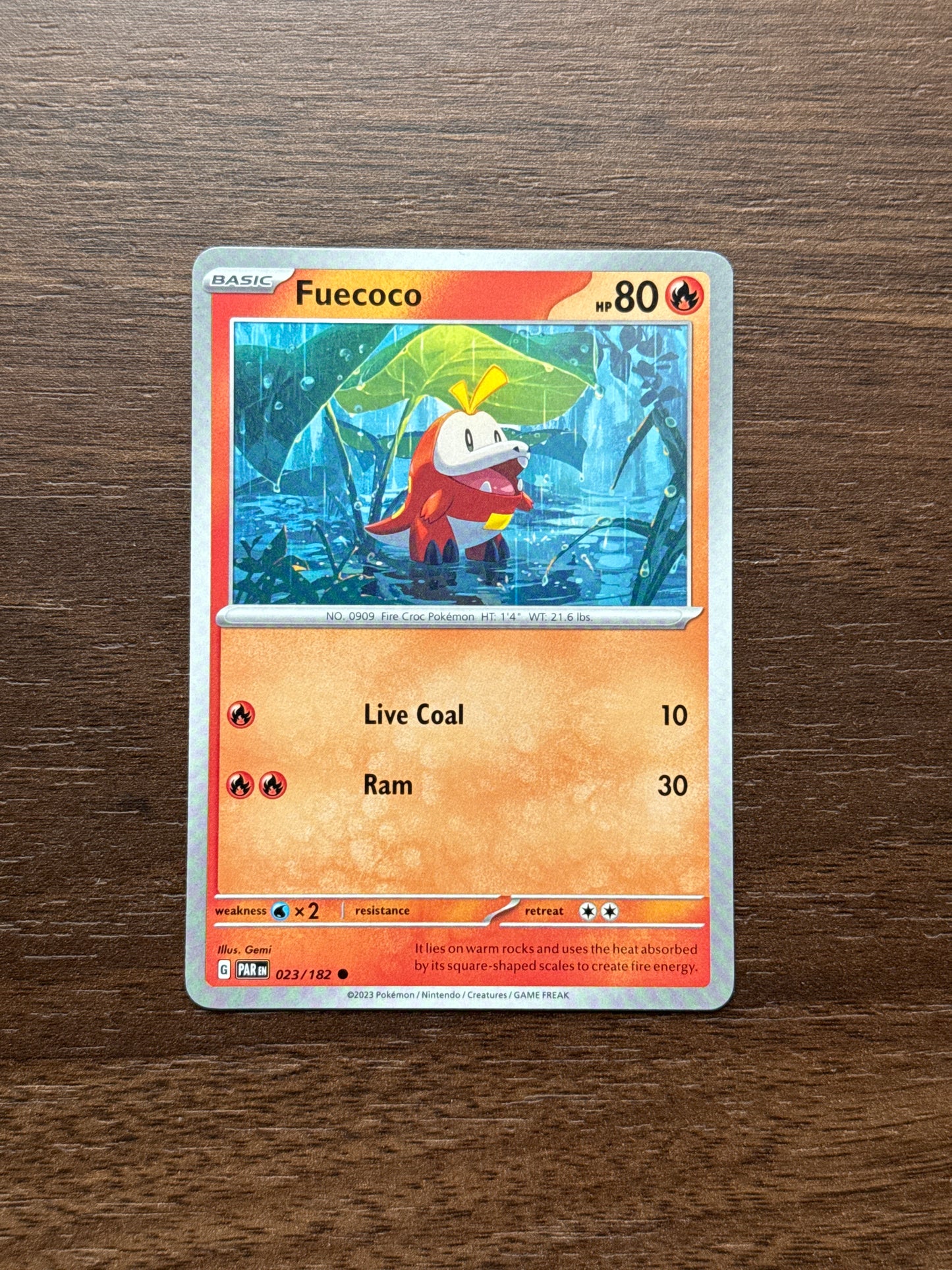 023/182 | Fuecoco Common | Paradox Rift