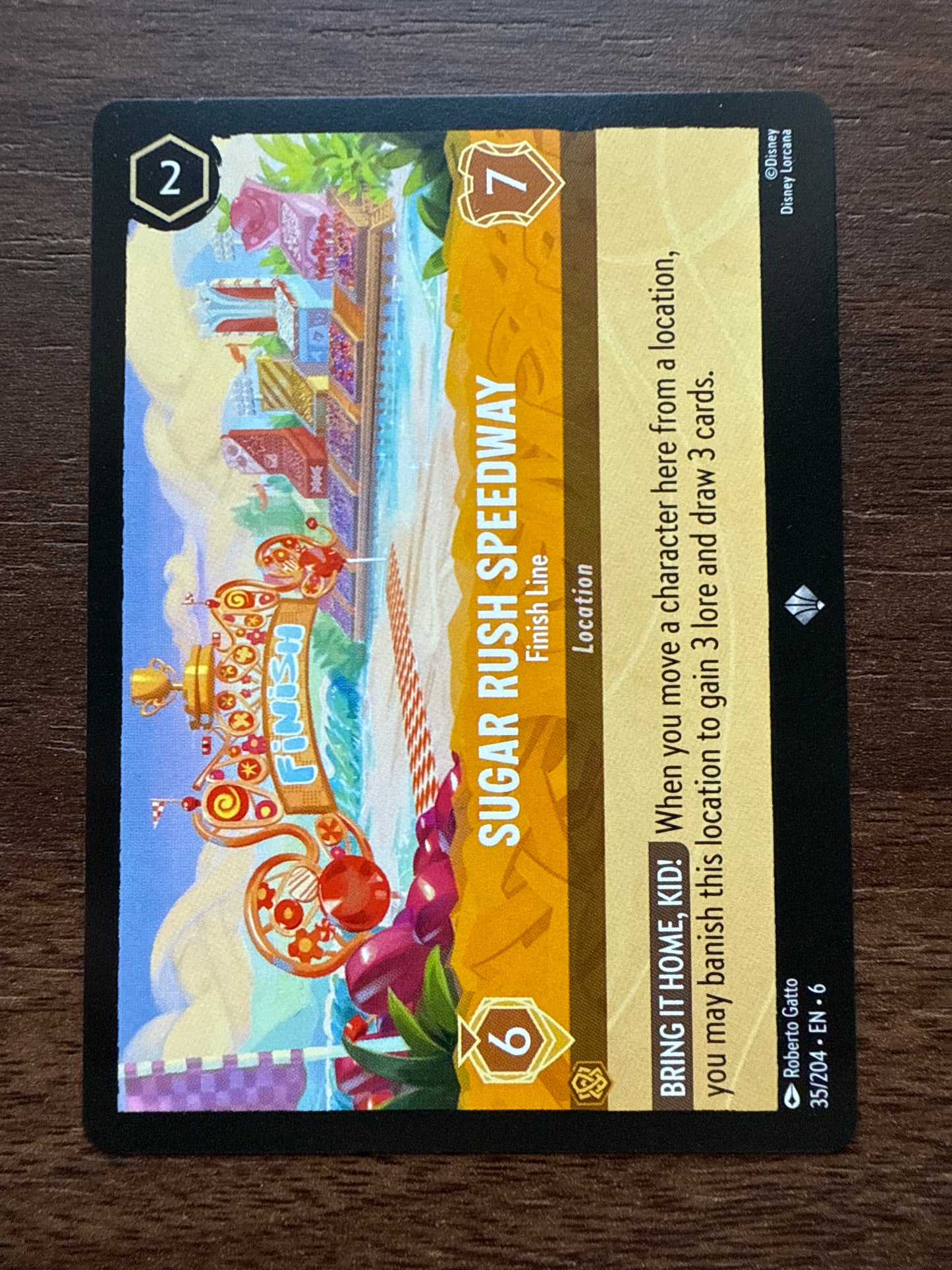 Sugar Rush Speedway Super Rare Card | Azurite Sea | 035/204