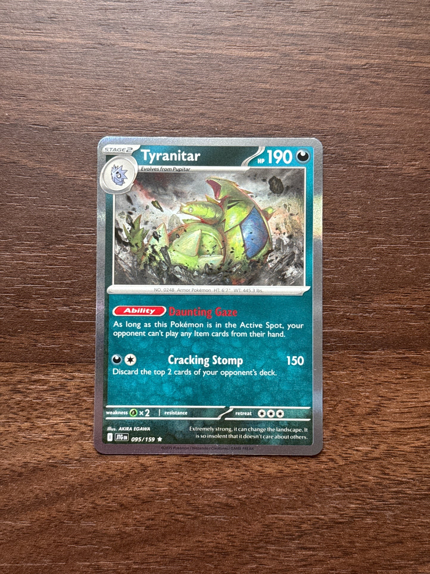 095/159 | Tyranitar Holo | Journey Together
