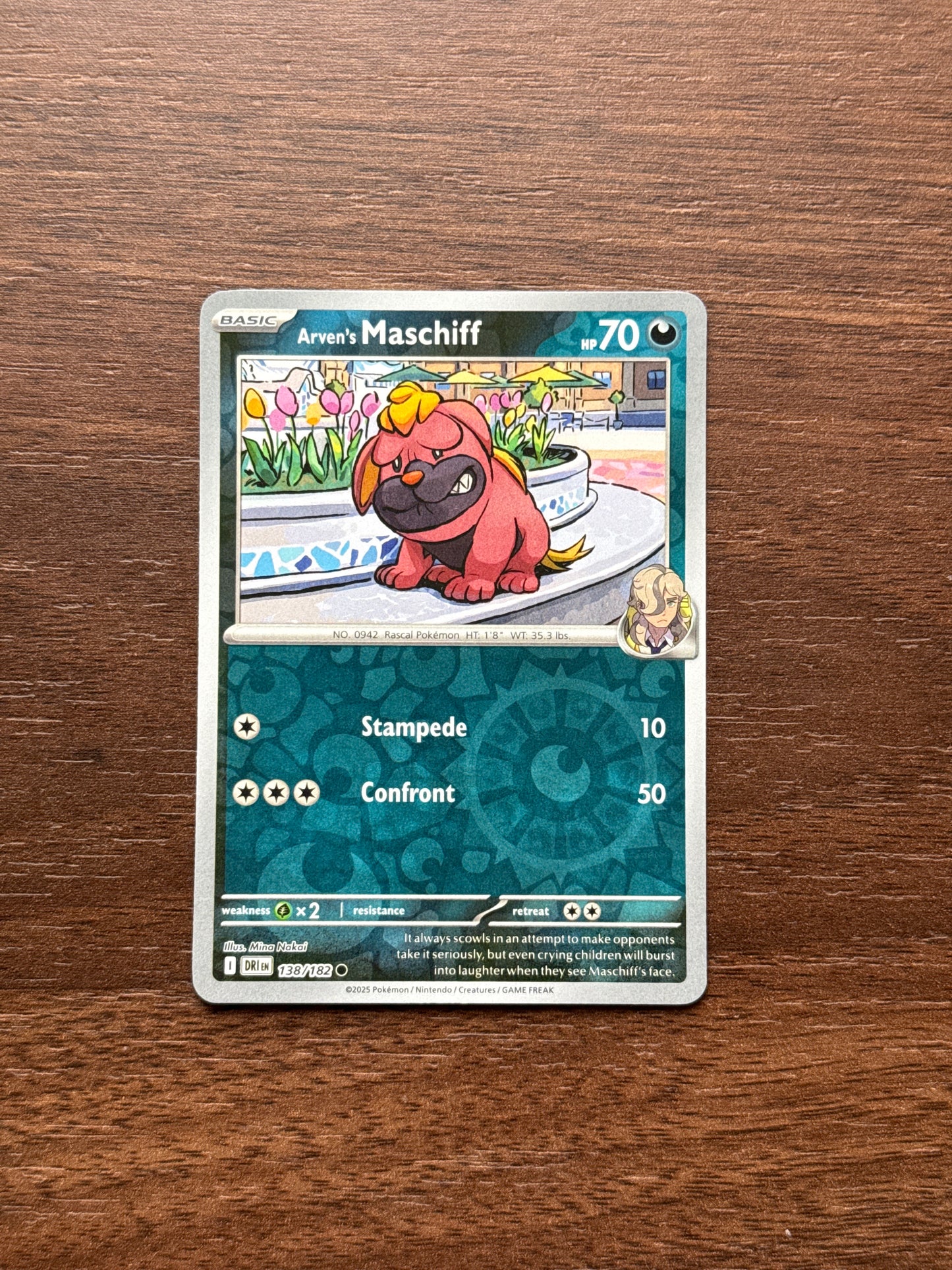 138/182 | Arven's Maschiff Rev Holo | Destined Rivals