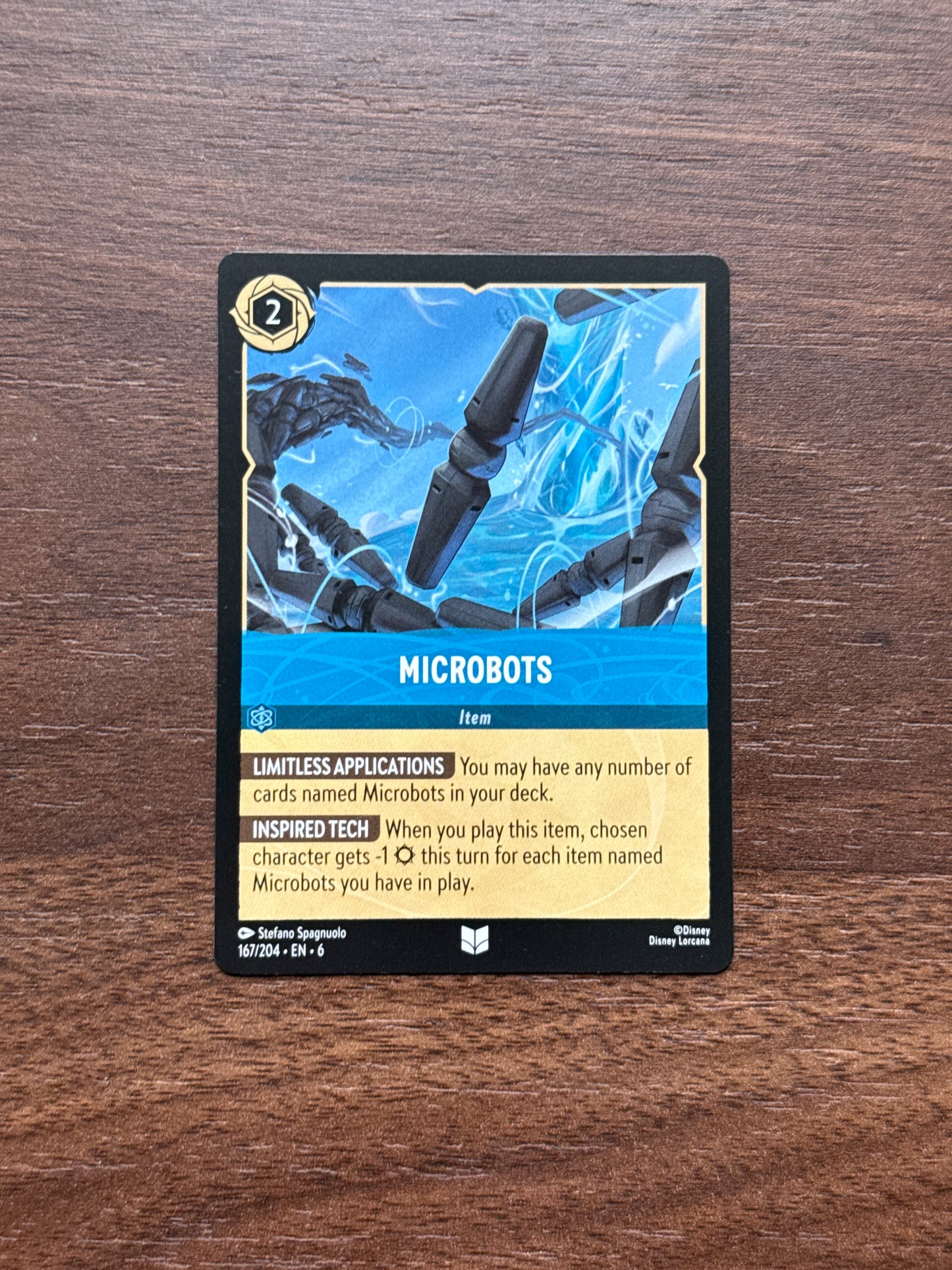 167/204 | Microbots Uncommon Card | Azurite Sea