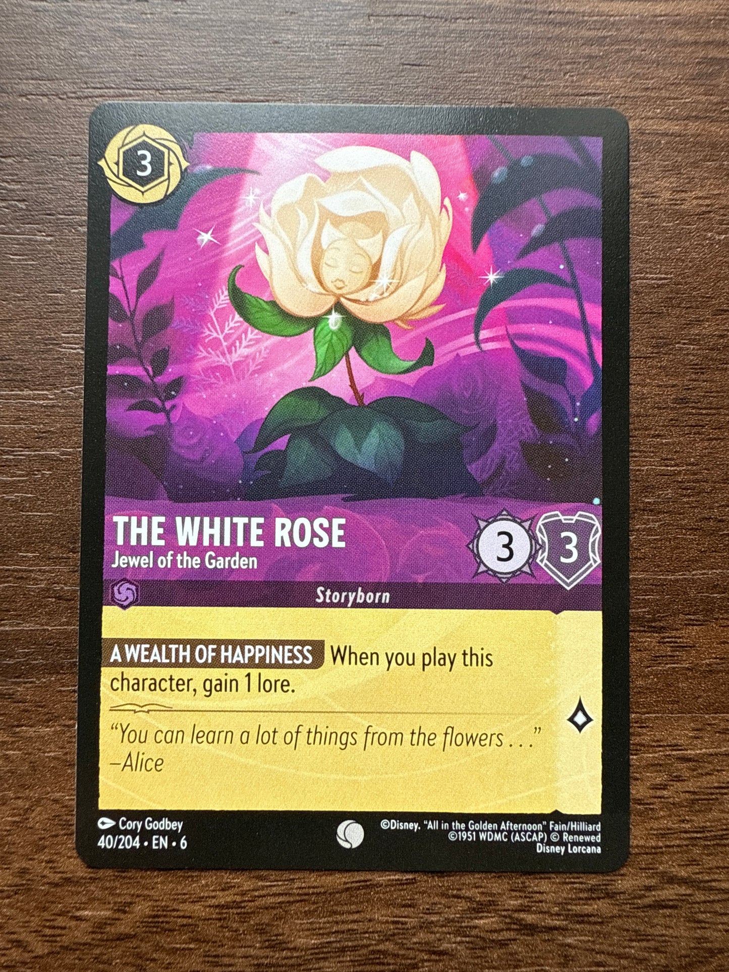The White Rose Common Card | Azurite Sea | 040/204