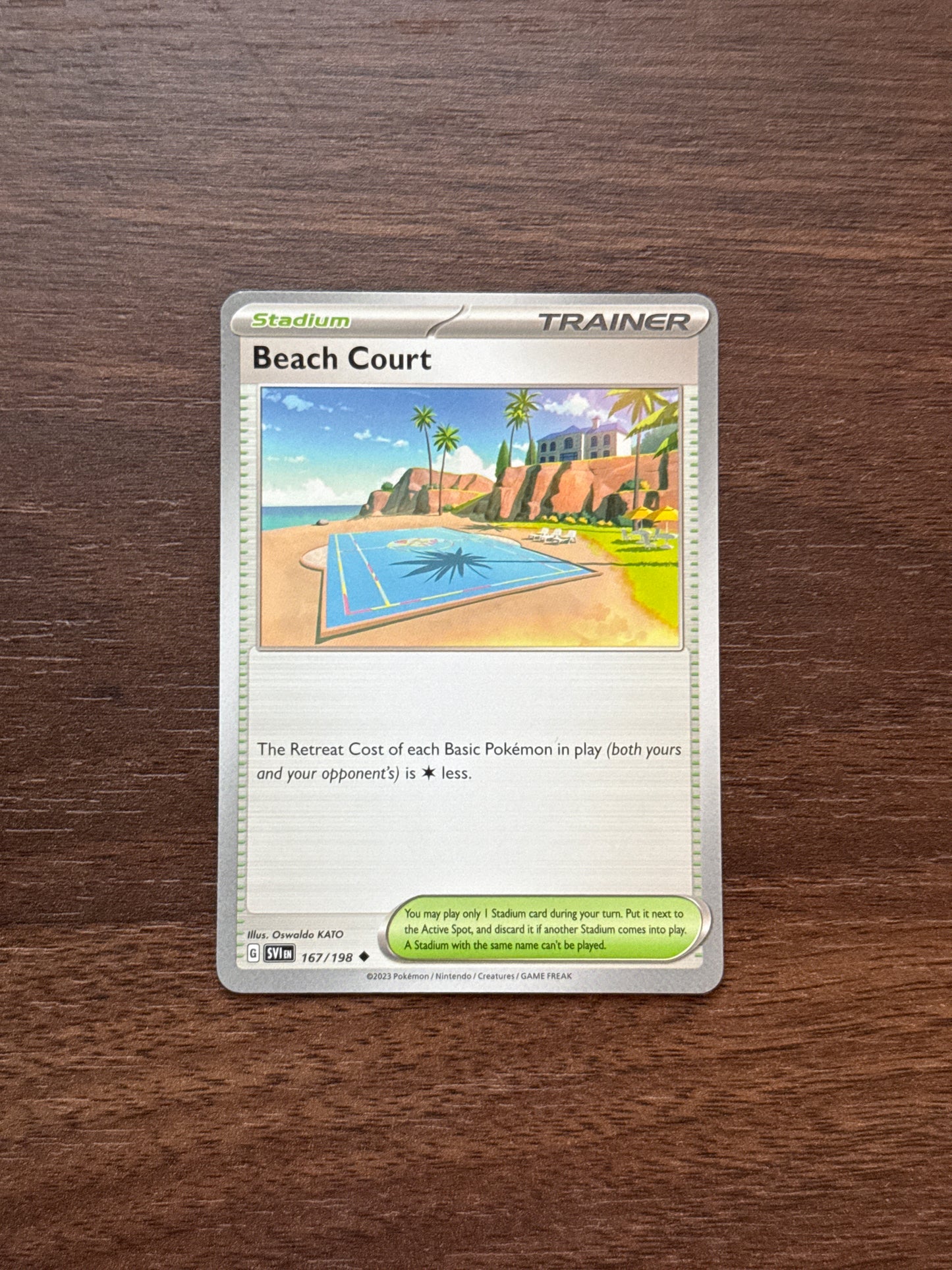 167/198 | Beach Court Common | Scarlet & Violet Base