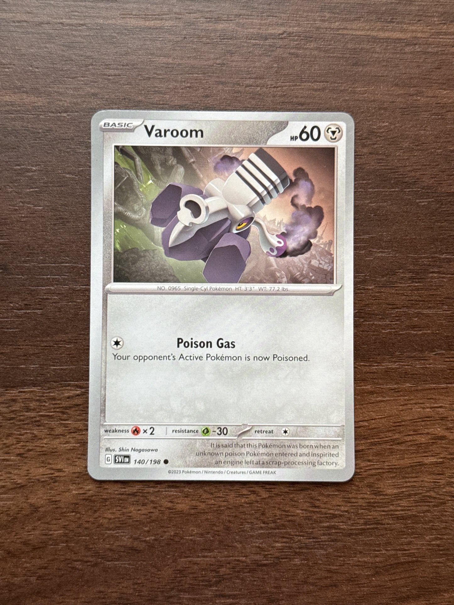 140/198 | Varoom Common | Scarlet & Violet Base
