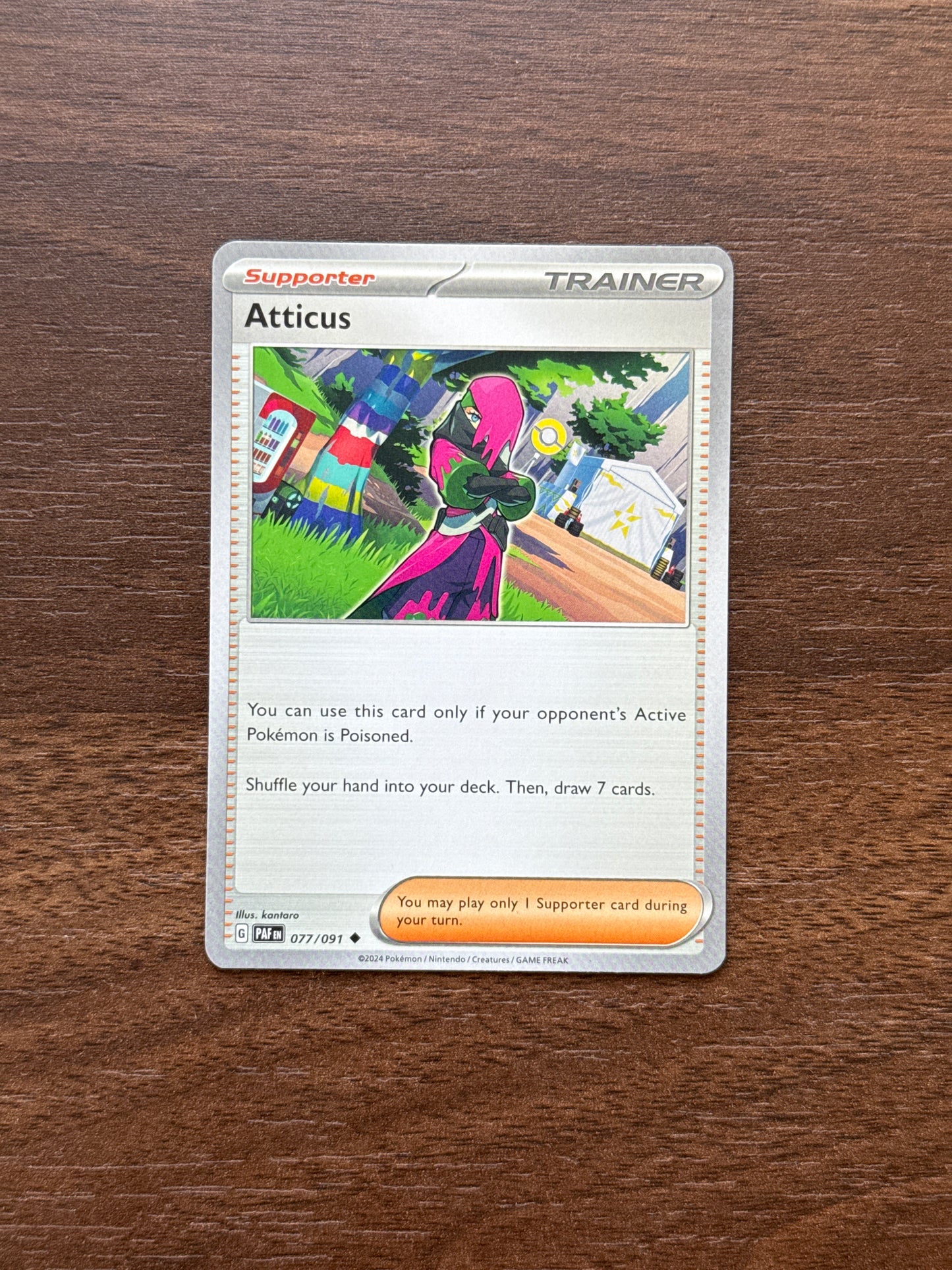 077/091 | Atticus Common | Paldean Fates