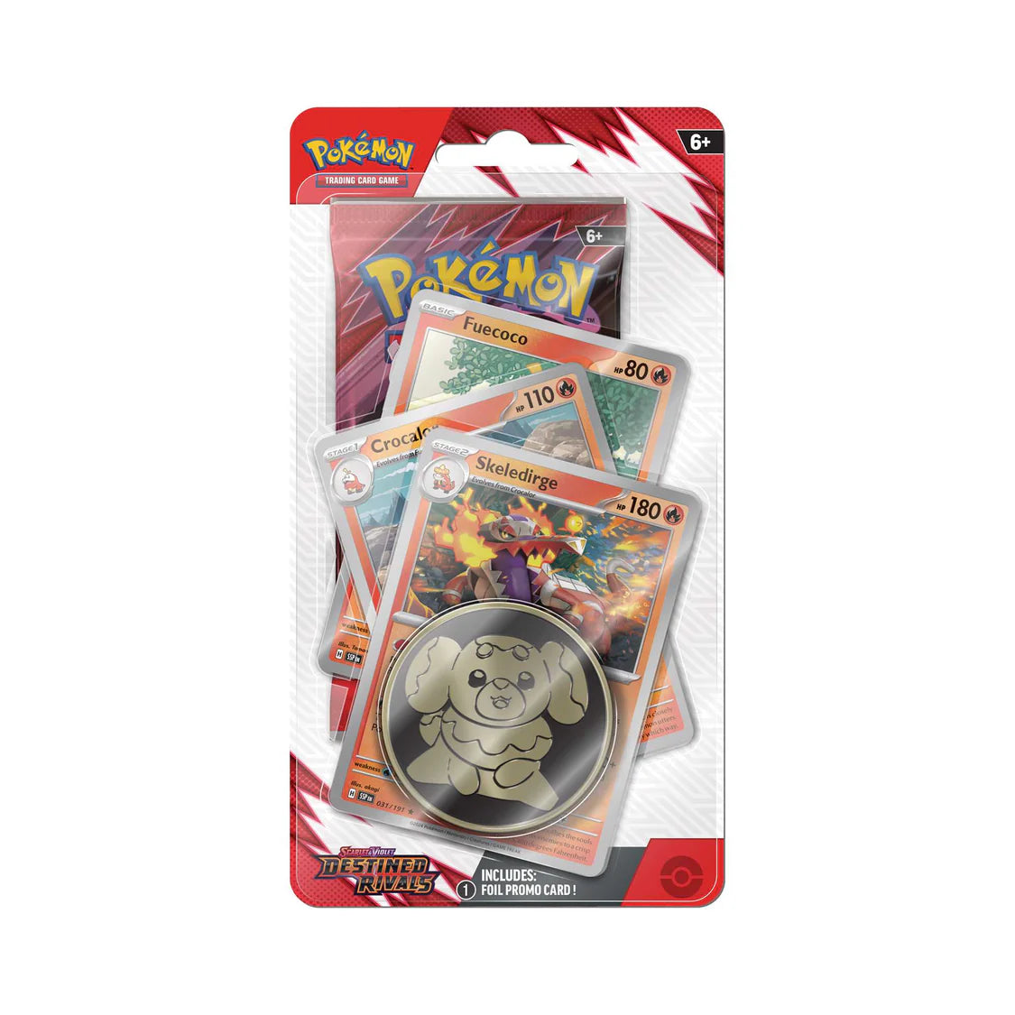 Pokemon Scarlet & Violet | Destined Rivals Checklane Blister - Fuecoco