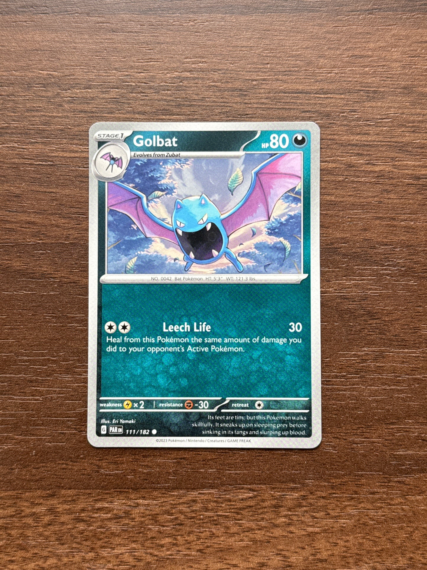 111/182 | Golbat Common | Paradox Rift
