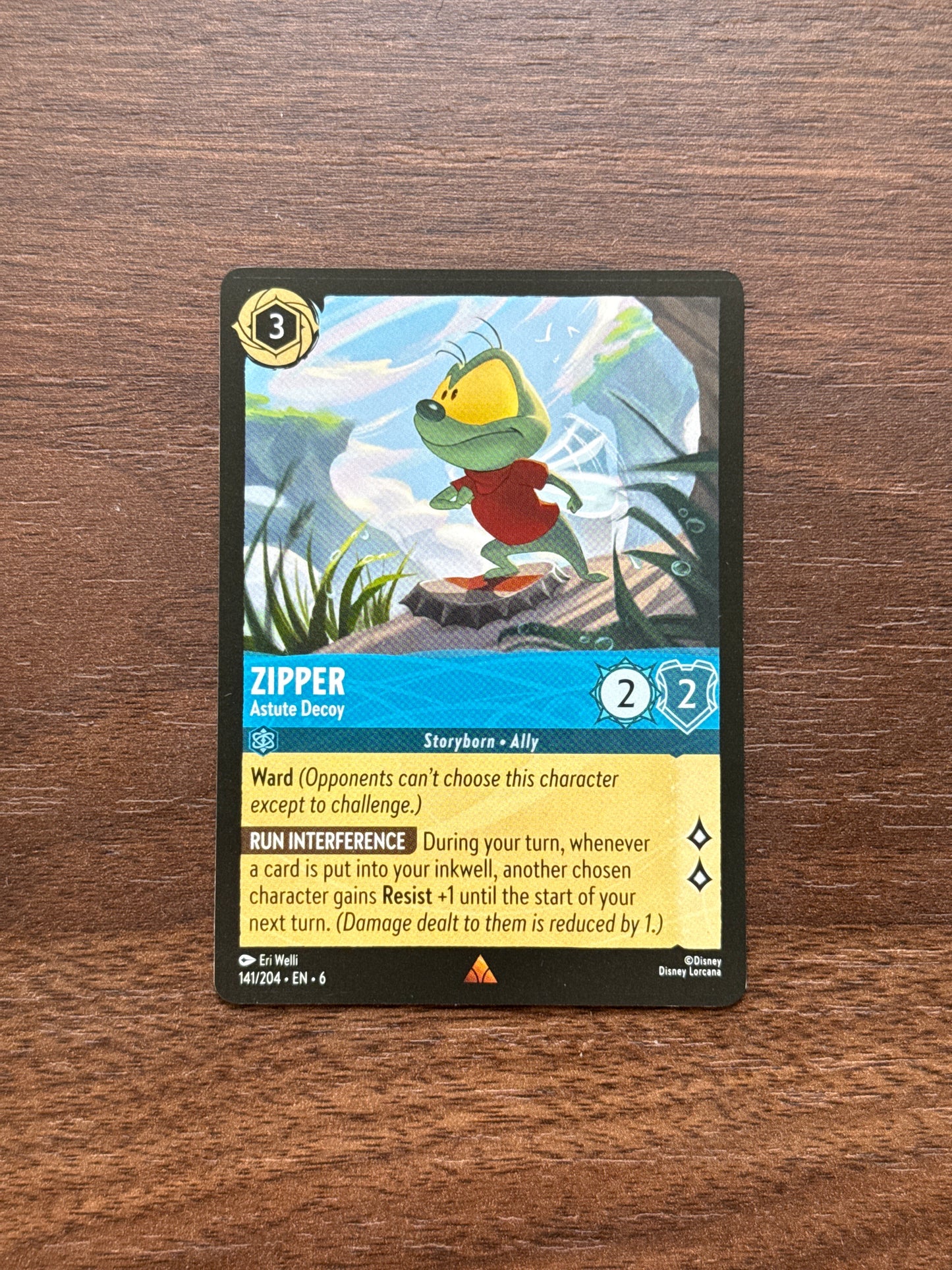 141/204 | Zipper Rare Card | Azurite Sea