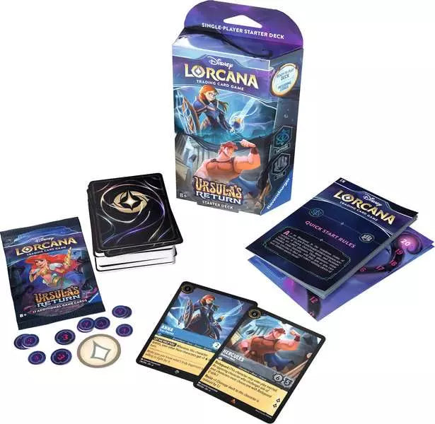 Disney Lorcana | Ursula's Return Starter Deck - Anna & Hercules