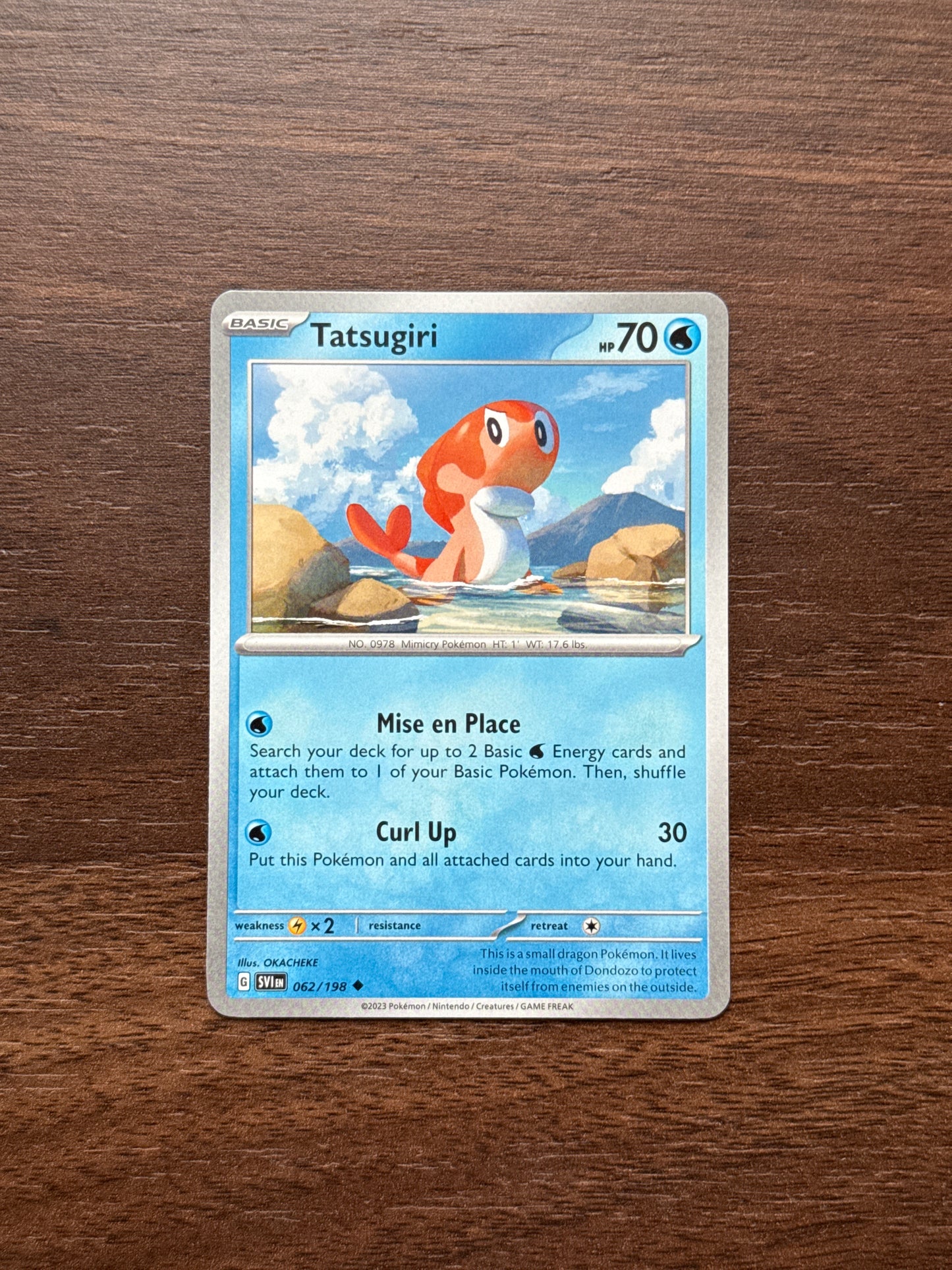 062/198 | Tatsugiri Common | Scarlet & Violet Base