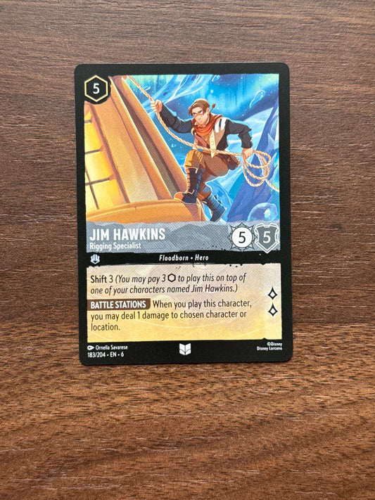 183/204 | Jim Hawkins Uncommon Card | Azurite Sea
