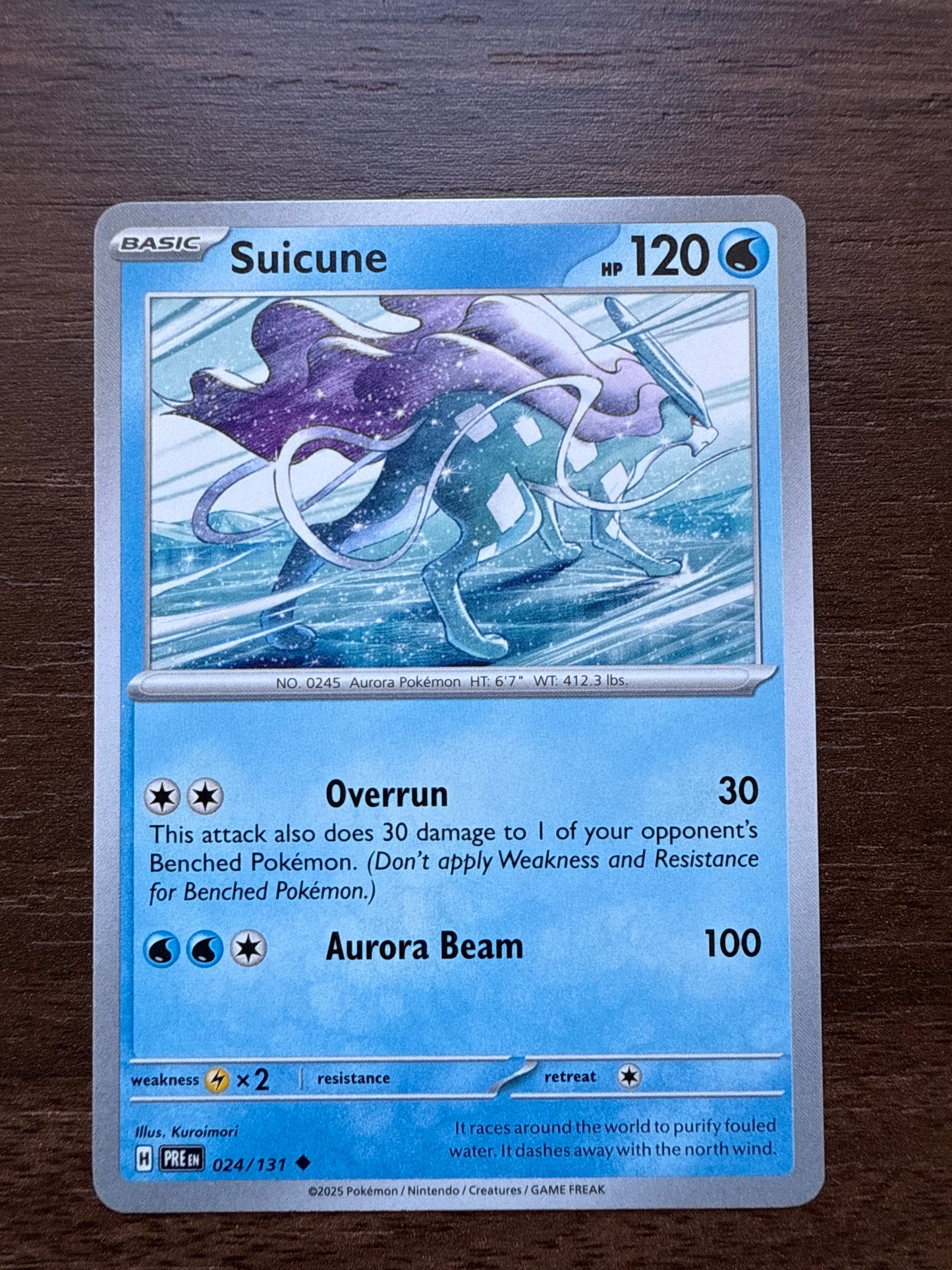 Suicune Common | Prismatic Evolutions | 024/131