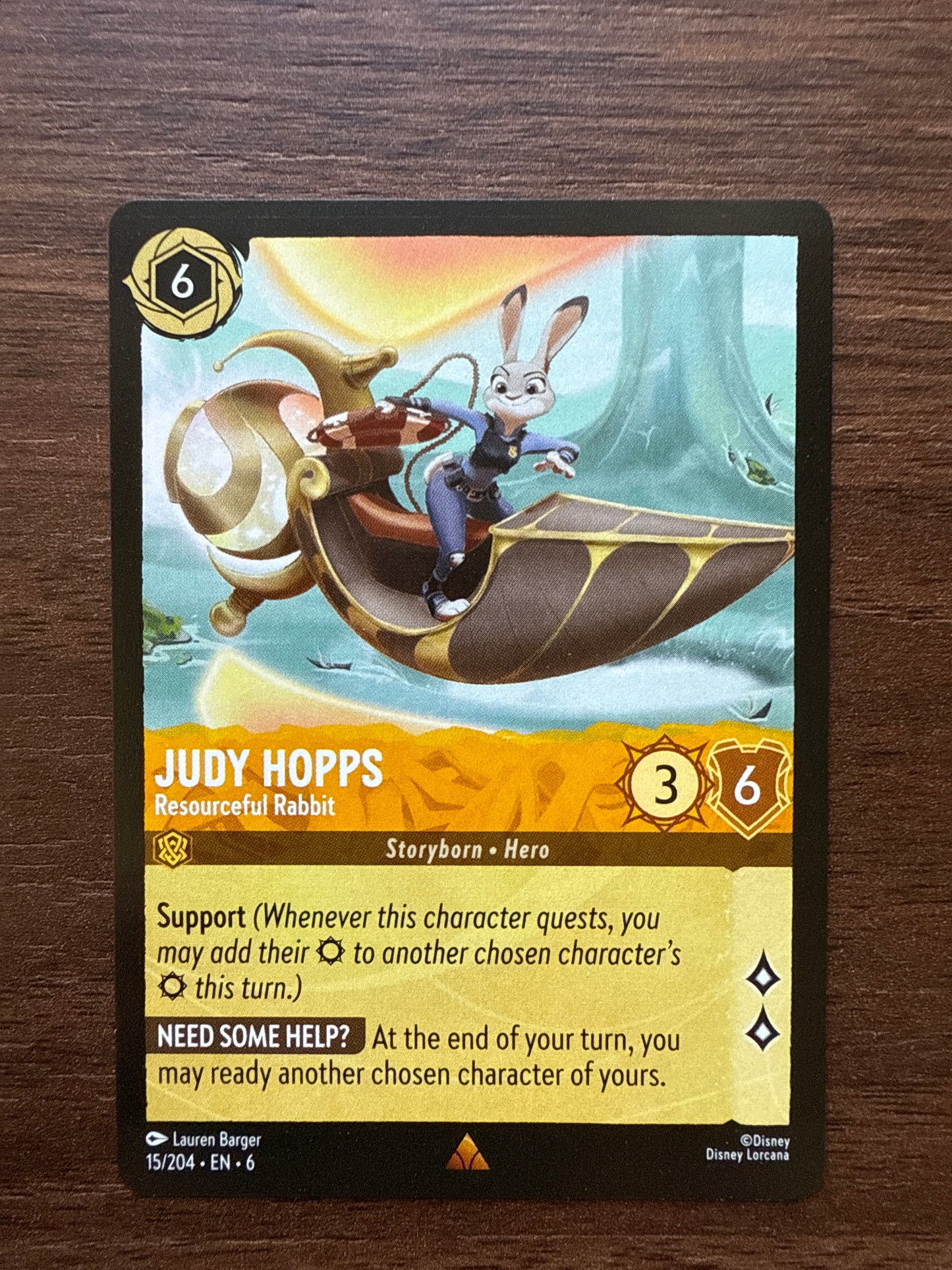 Judy Hopps Rare Card | Azurite Sea | 015/204