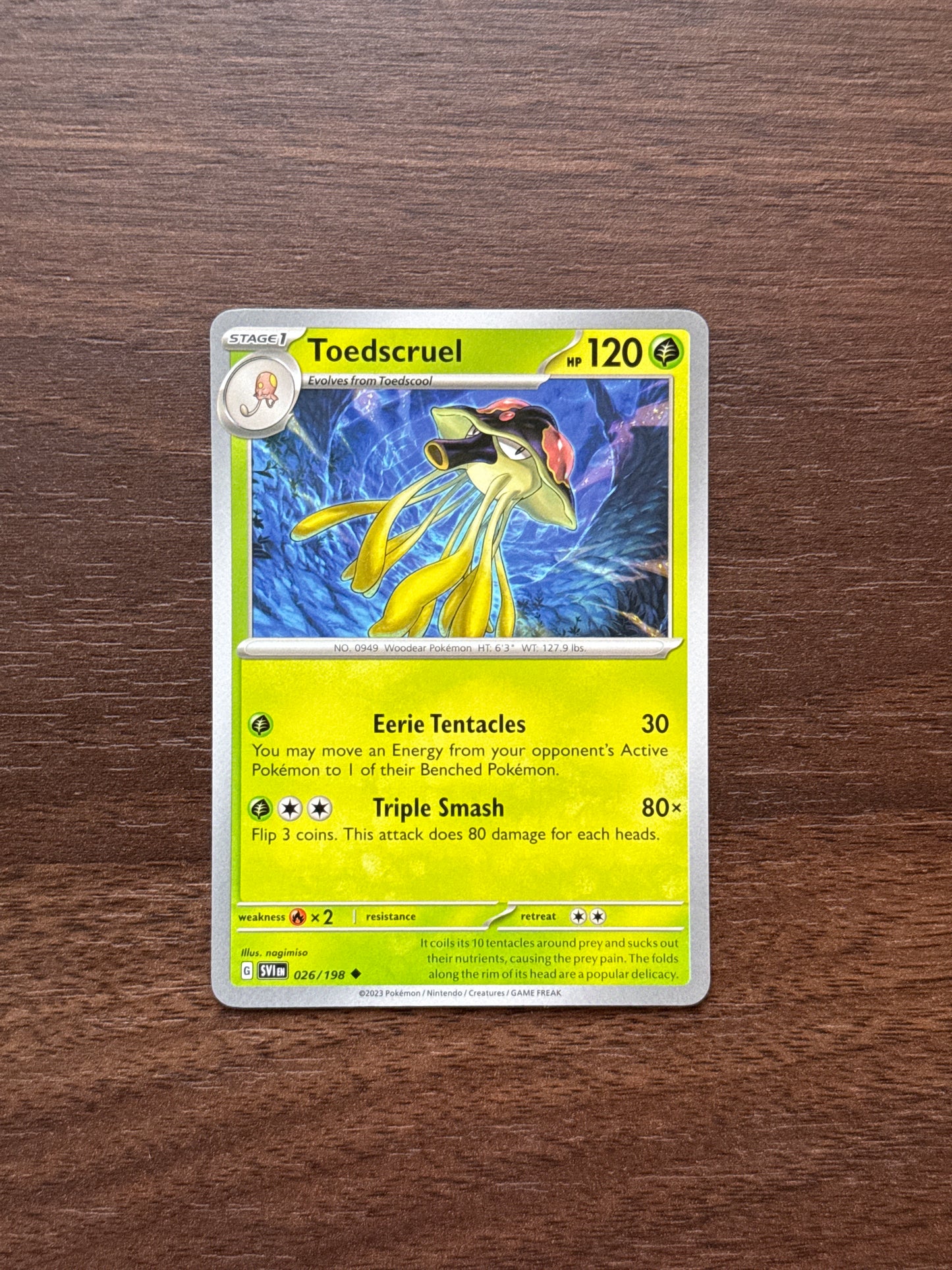 026/198 | Toedscruel Common | Scarlet & Violet Base