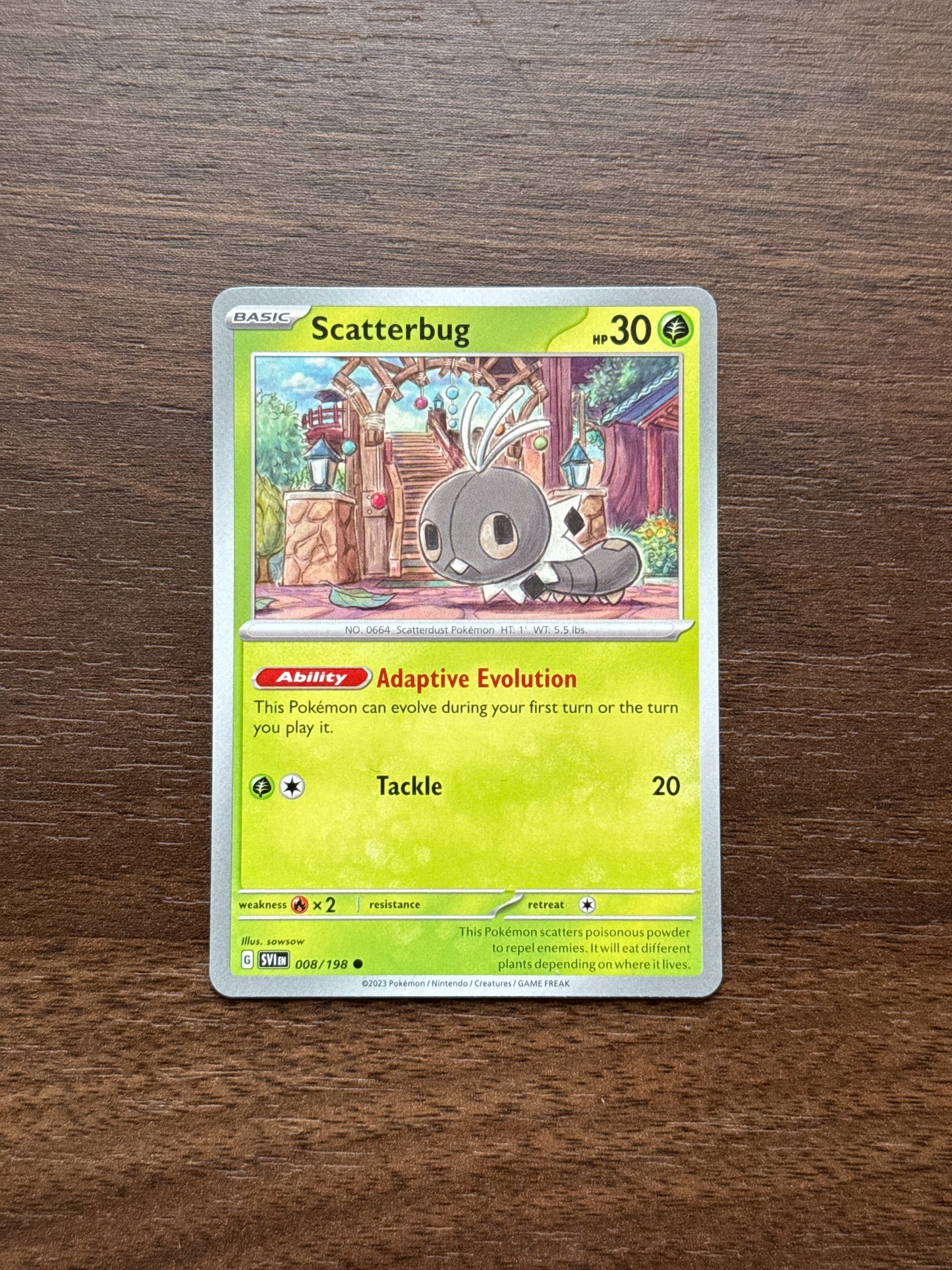 008/198 | Scatterbug Common | Scarlet & Violet Base