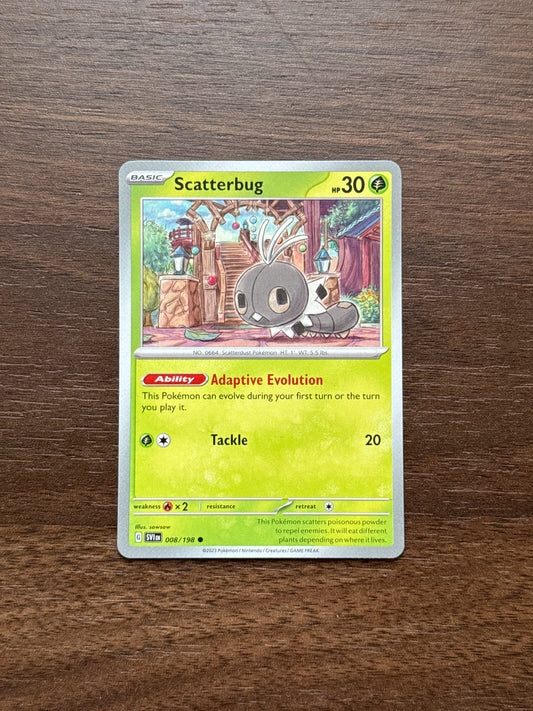 008/198 | Scatterbug Common | Scarlet & Violet Base