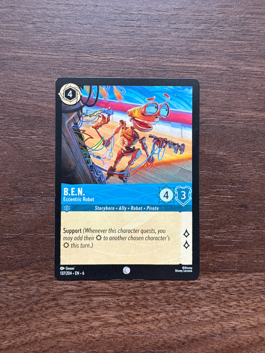 137/204 | B.E.N Common Card | Azurite Sea