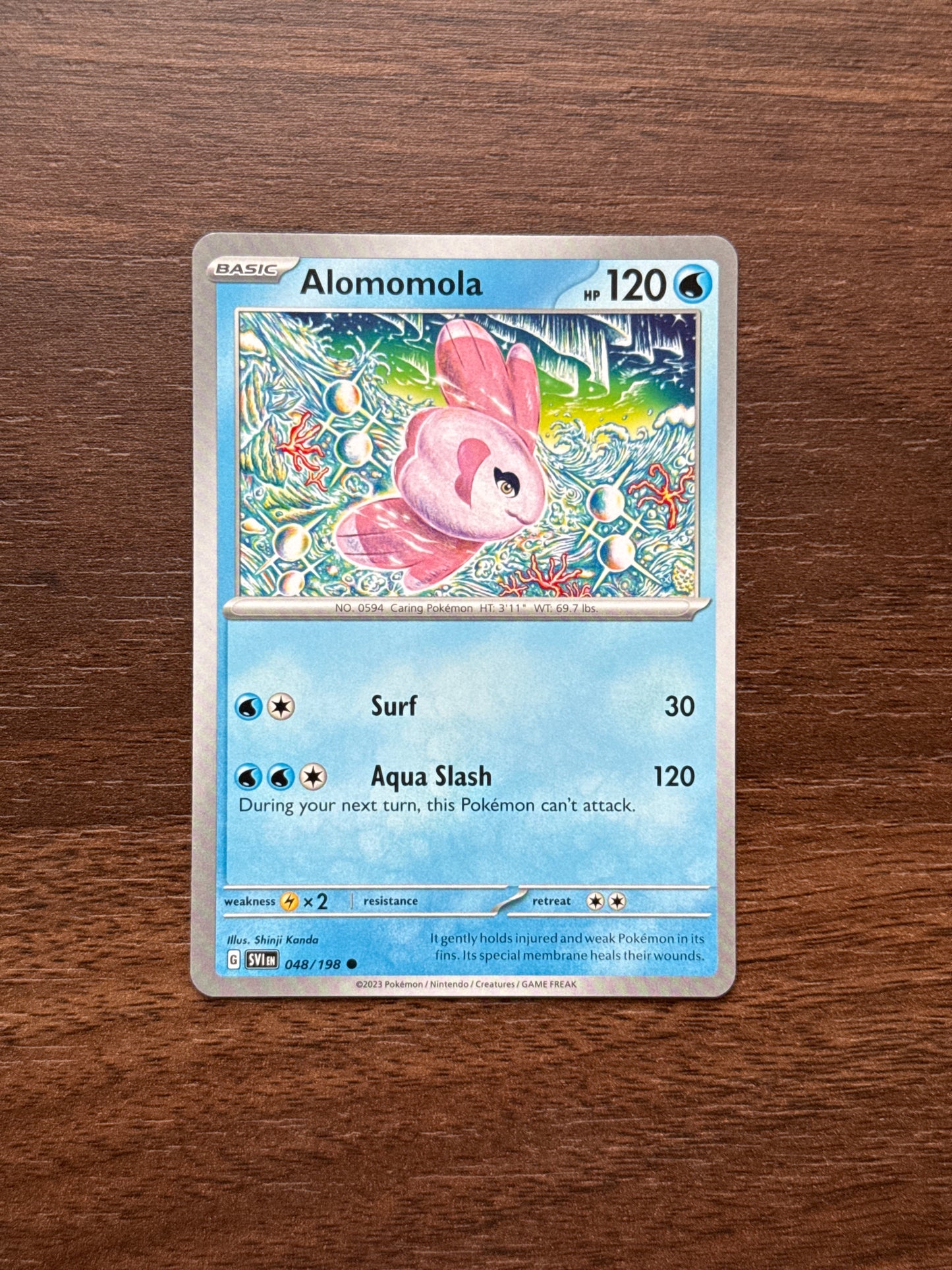 048/198 | Alomomola Common | Scarlet & Violet Base
