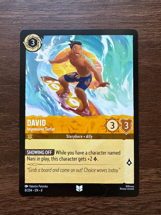 David Uncommon Card | Azurite Sea | 008/204