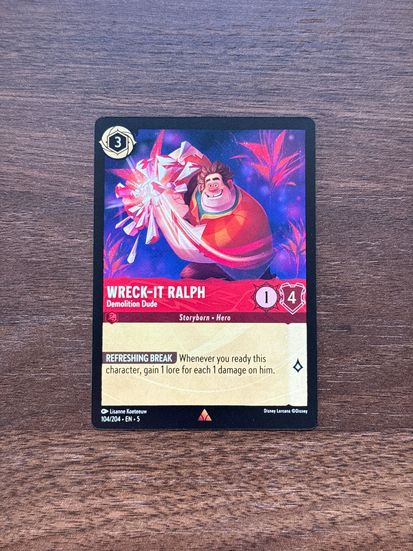 104/204 | Wreck It Ralph Rare | Shimmering Skies