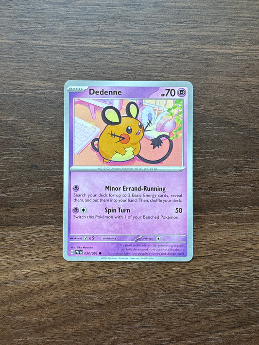 036/091 | Dedenne Common | Paldean Fates