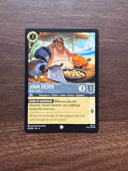 181/204 | John Silver Common Card | Azurite Sea
