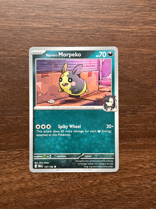 137/182 | Marnie's Morpeko Common | Destined Rivals