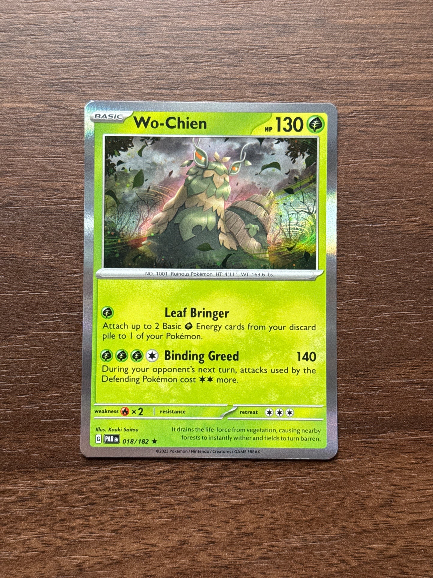 018/182 | Wo-Chien Holo | Paradox Rift