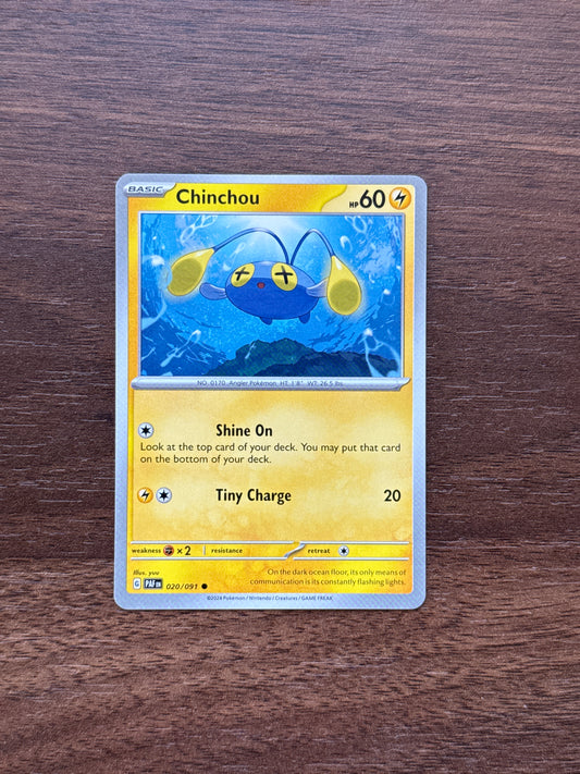 020/091 | Chinchou Common | Paldean Fates