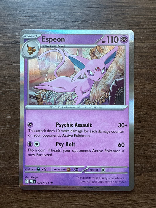 Espeon Holo | Prismatic Evolutions | 033/131