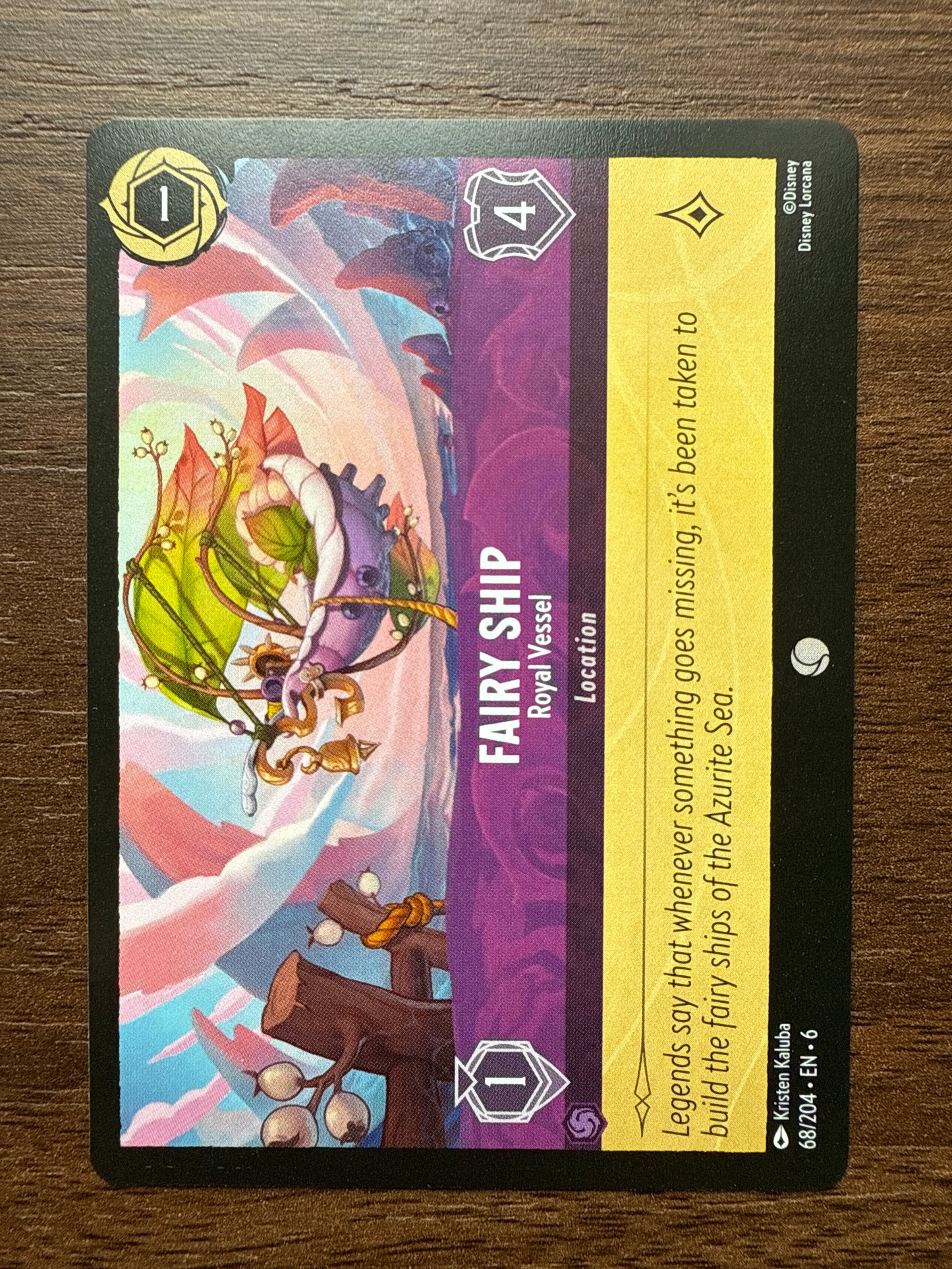 Fairy Ship Common Card | Azurite Sea | 068/204