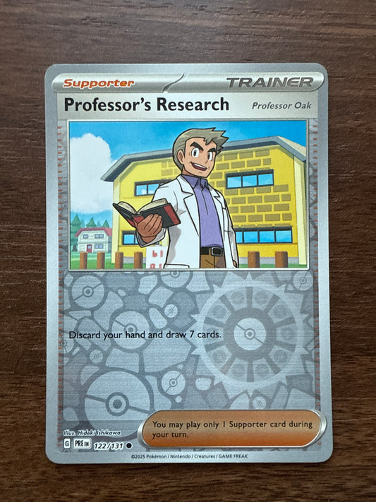 Professor Oak's Research Rev Holo | Prismatic Evolutions | 122/131