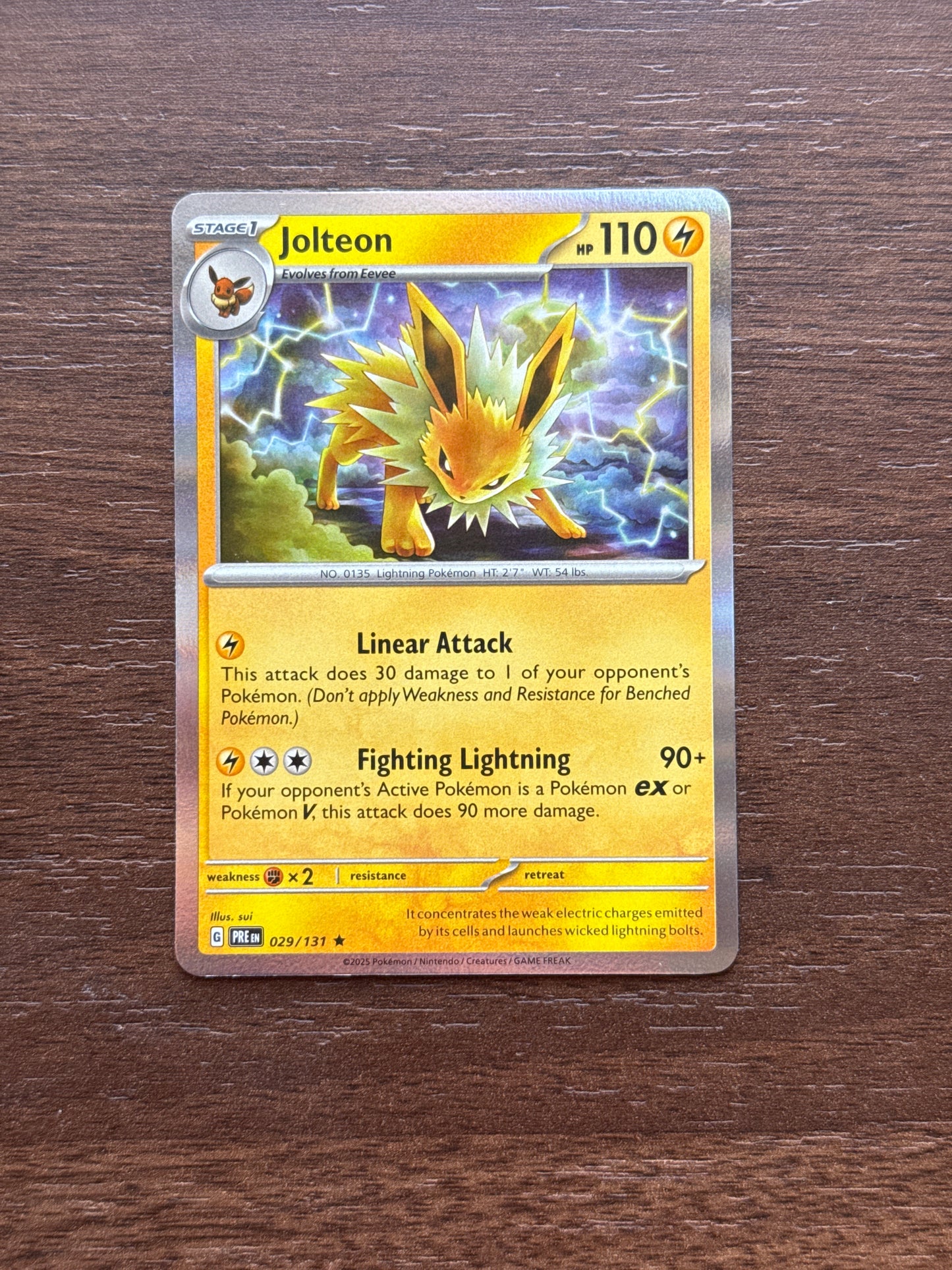 029/131 | Jolteon Holo | Prismatic Evolutions