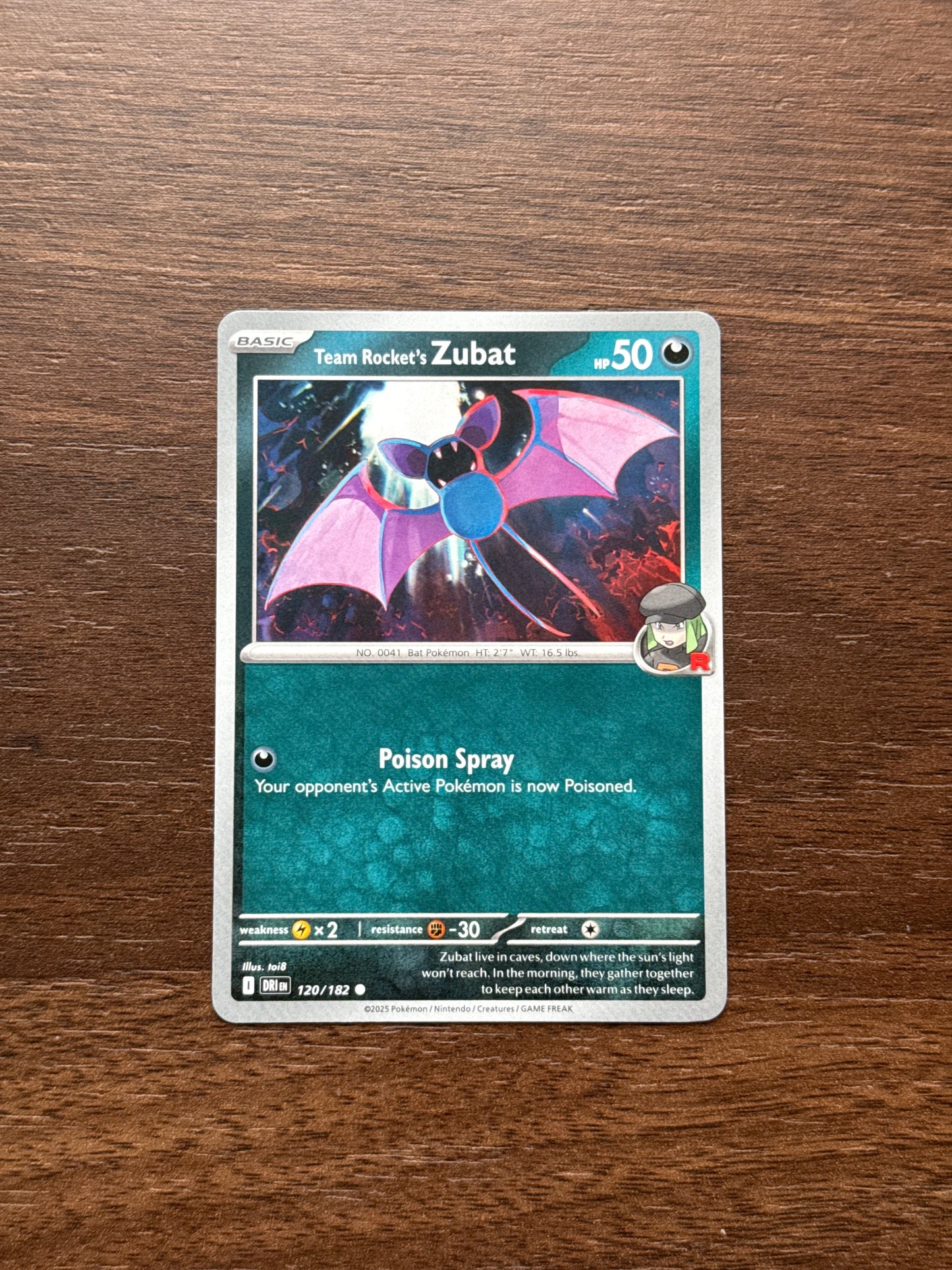 120/182 | Team Rocket’s Zubat Common | Destined Rivals