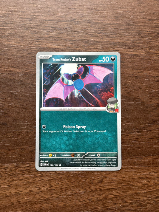 120/182 | Team Rocket’s Zubat Common | Destined Rivals